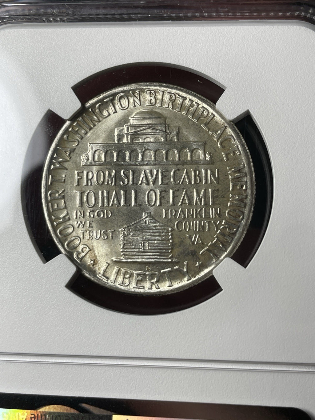 1948-D NGC MS66+ CAC Booker T Washington BTW Commemorative Half Dollar
