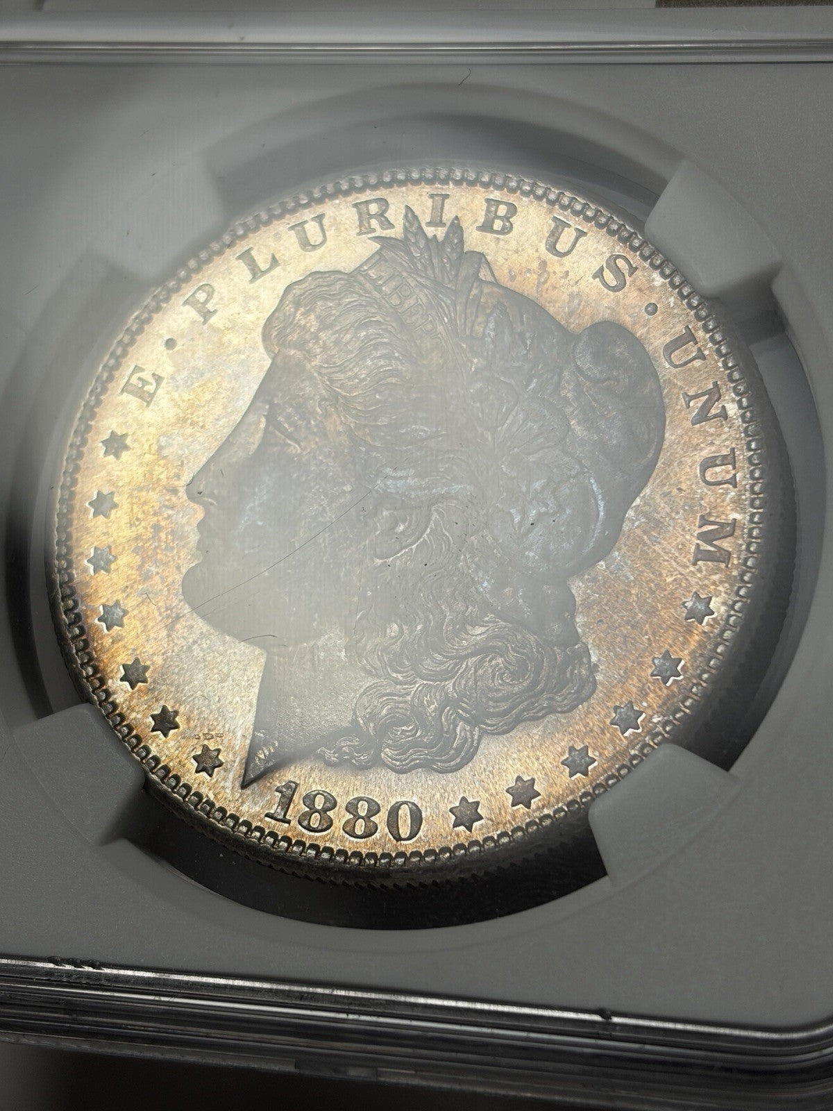1880-S NGC MS66 Morgan Silver Dollar Toned