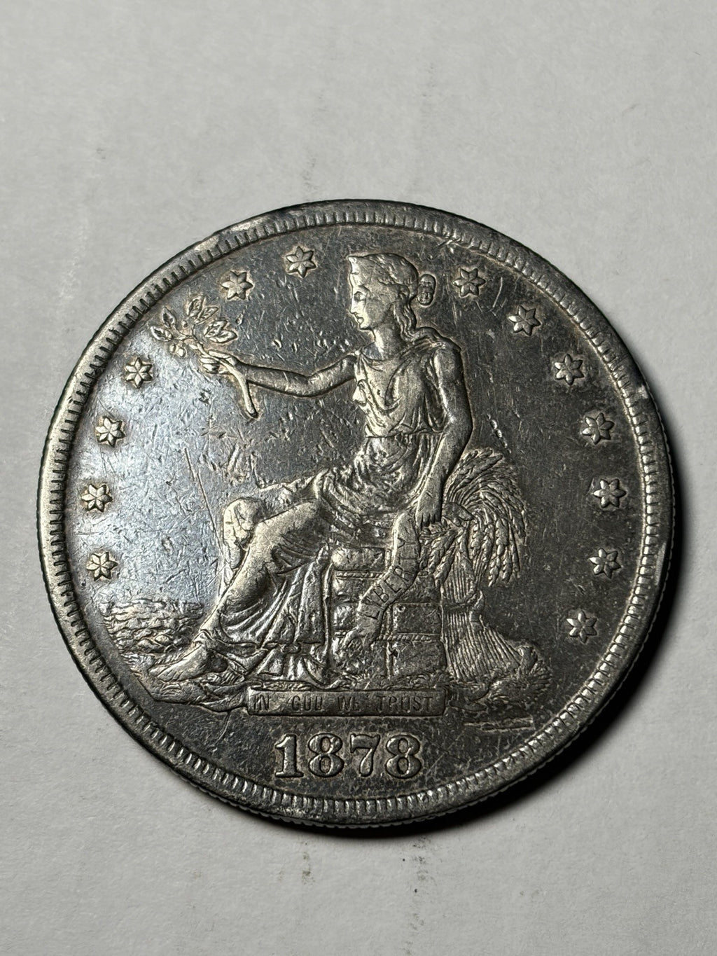 1878-S Trade Silver Dollar Details