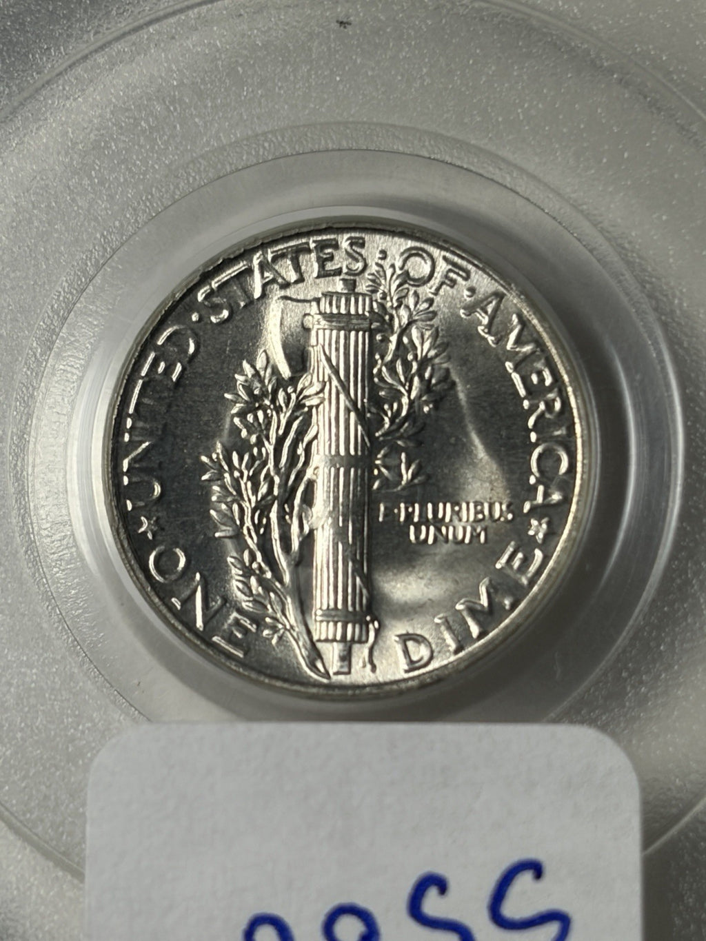 1945 PCGS MS64 Mercury Dime Old Green Holder