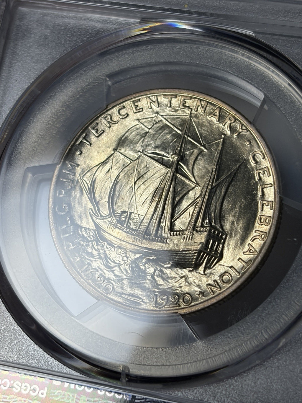 1920 PCGS MS66 Pilgrim Commemorative Half Dollar