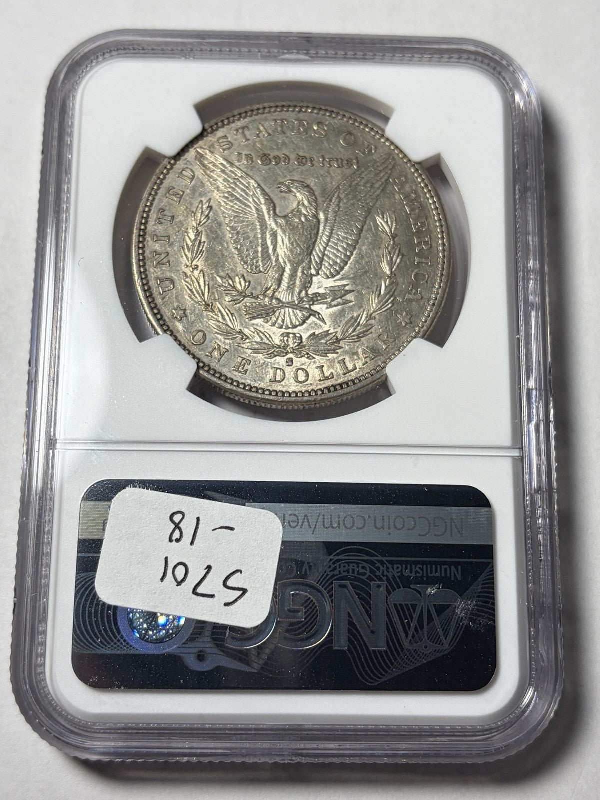 1888-S NGC AU53 Morgan Silver Dollar
