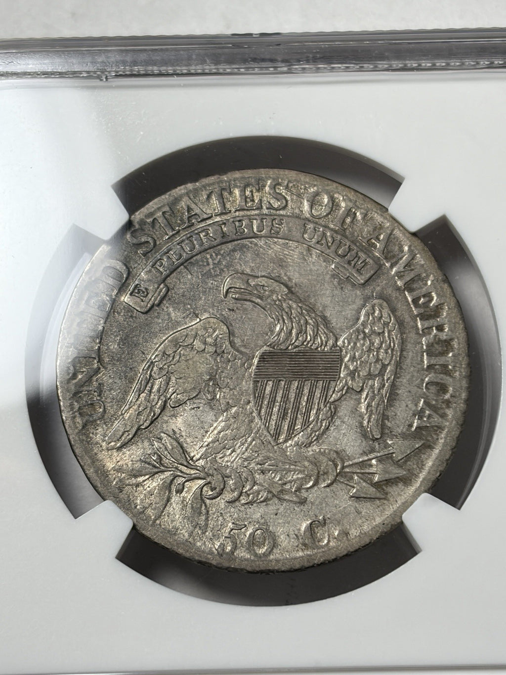 1813 NGC VF35 CAC Capped Bust Half Dollar