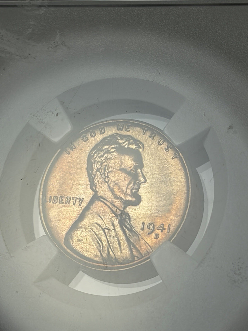 1941-D NGC MS66 RB CAC Lincoln Wheat Cent EX. MS67 RD
