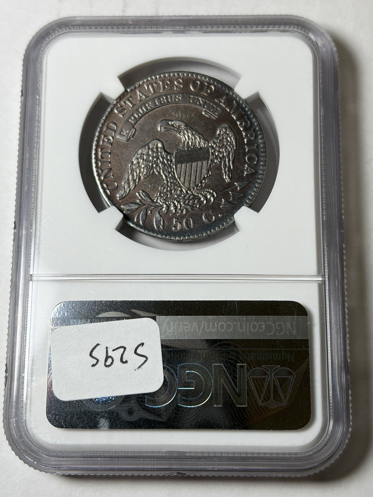 1832 NGC AU Details Capped Bust Half Dollar Toned