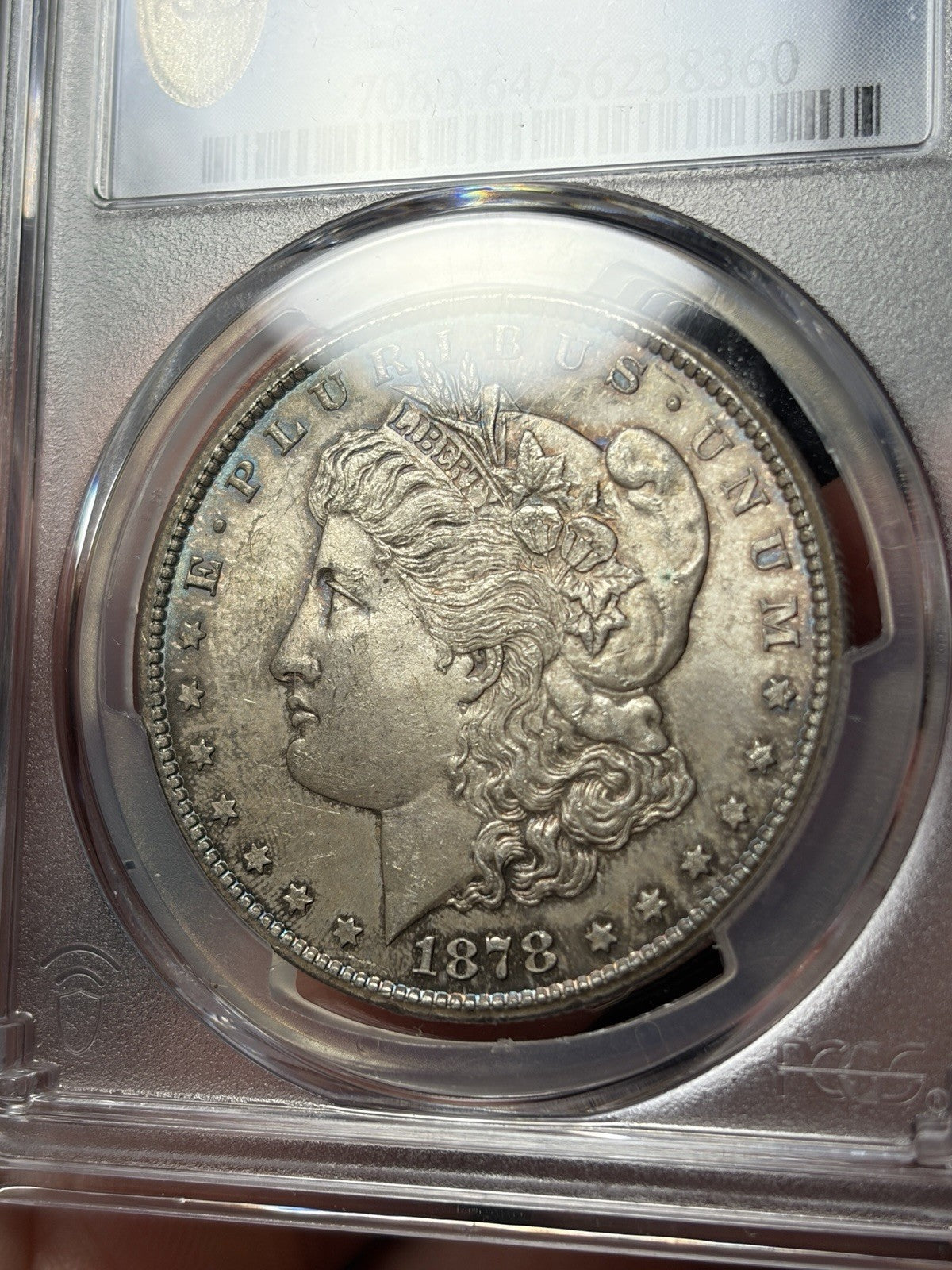 1878-CC PCGS MS64 Morgan Silver Dollar Toned Original