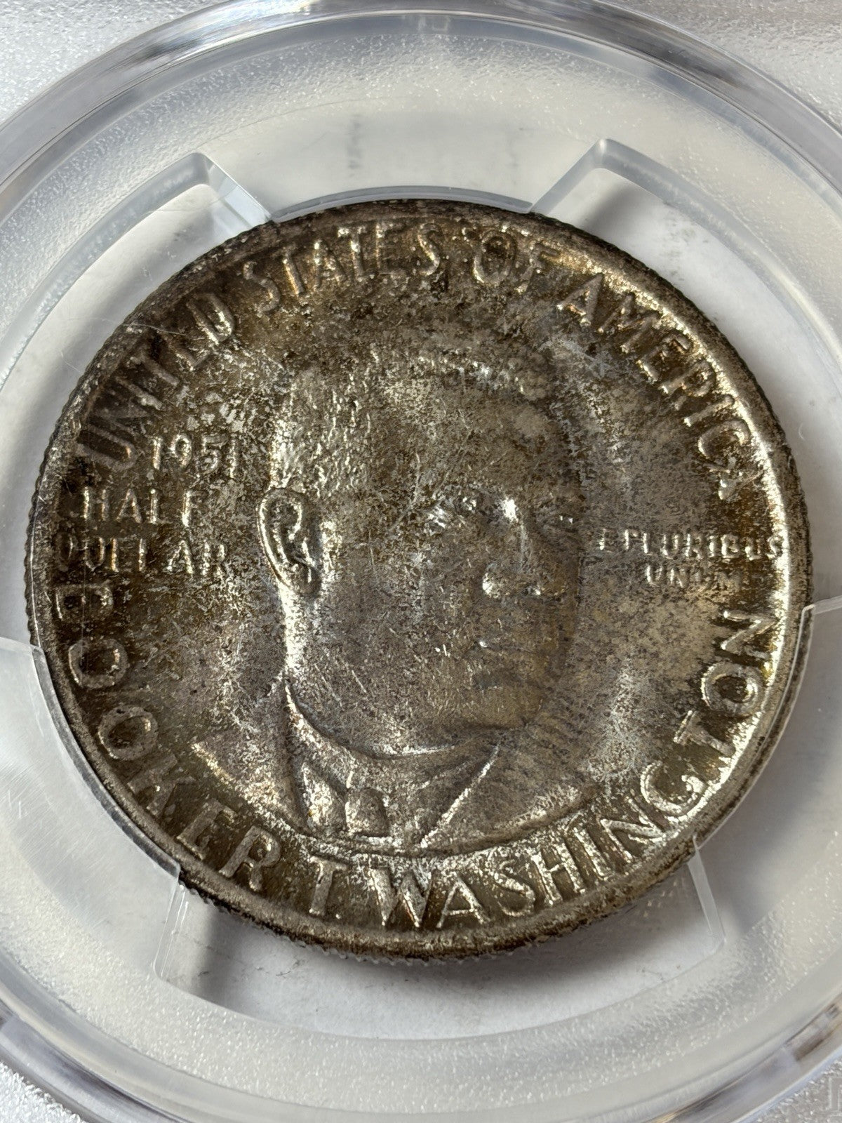 1951 PCGS MS66 CAC Booker T Washington Commemorative Toned