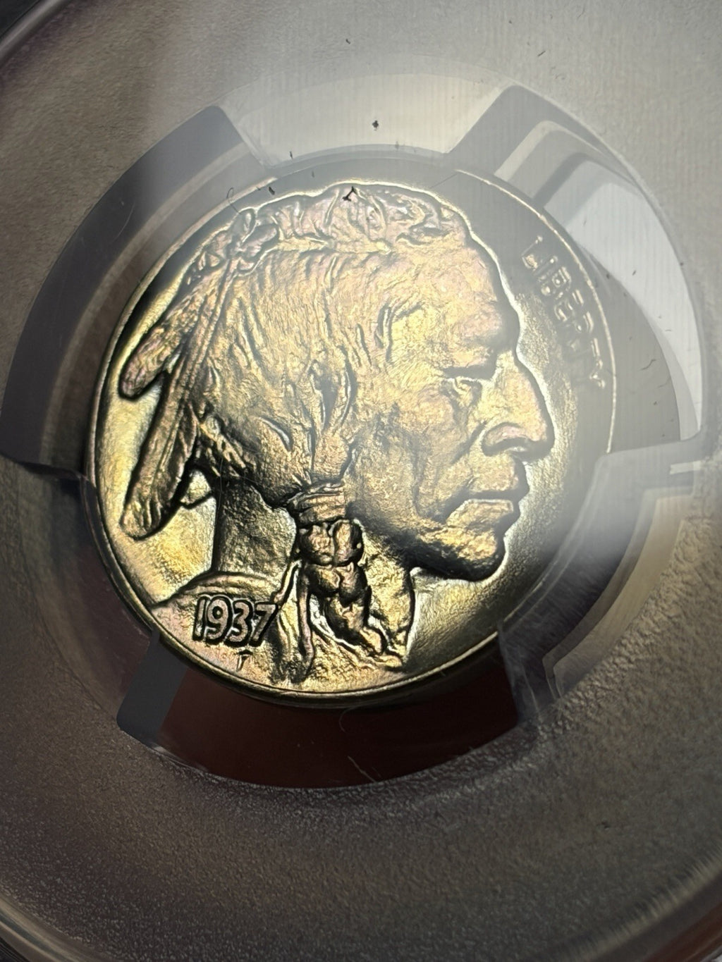 1937 PCGS MS67+ CAC Buffalo Nickel Toned Nice!