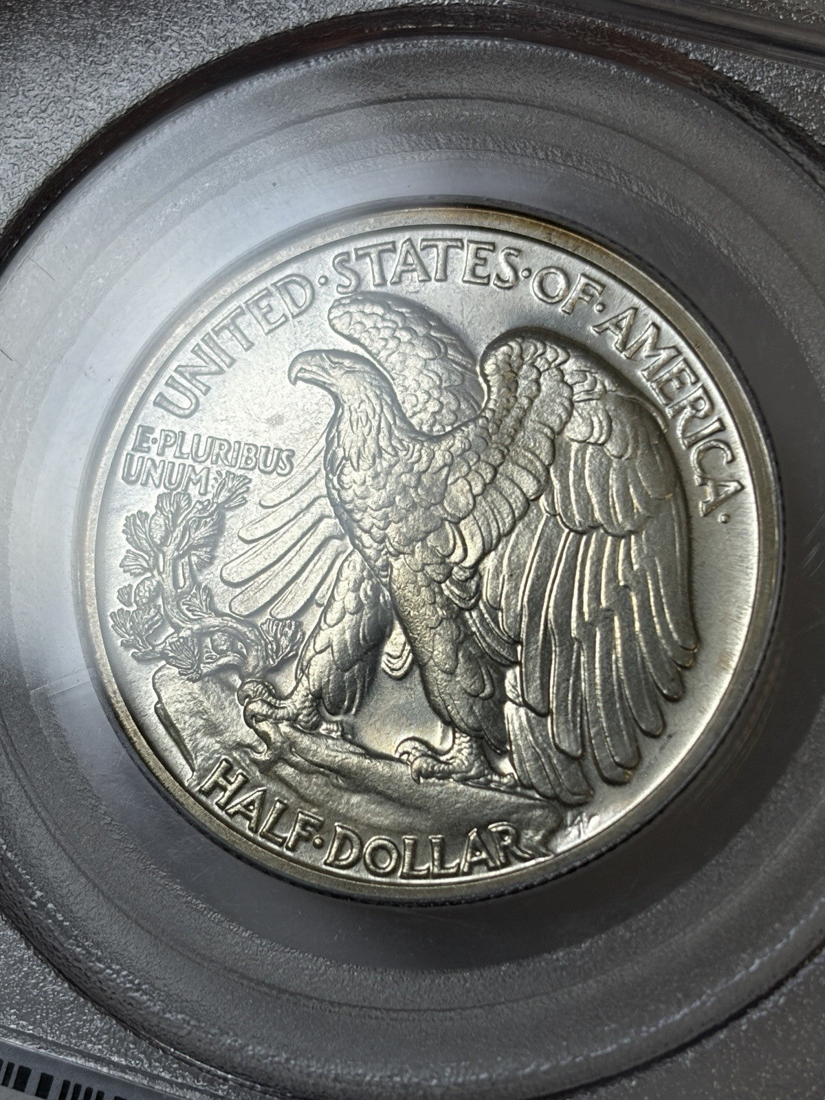 1942 PCGS PR66 CAC Walking Liberty Half Dollar Toned