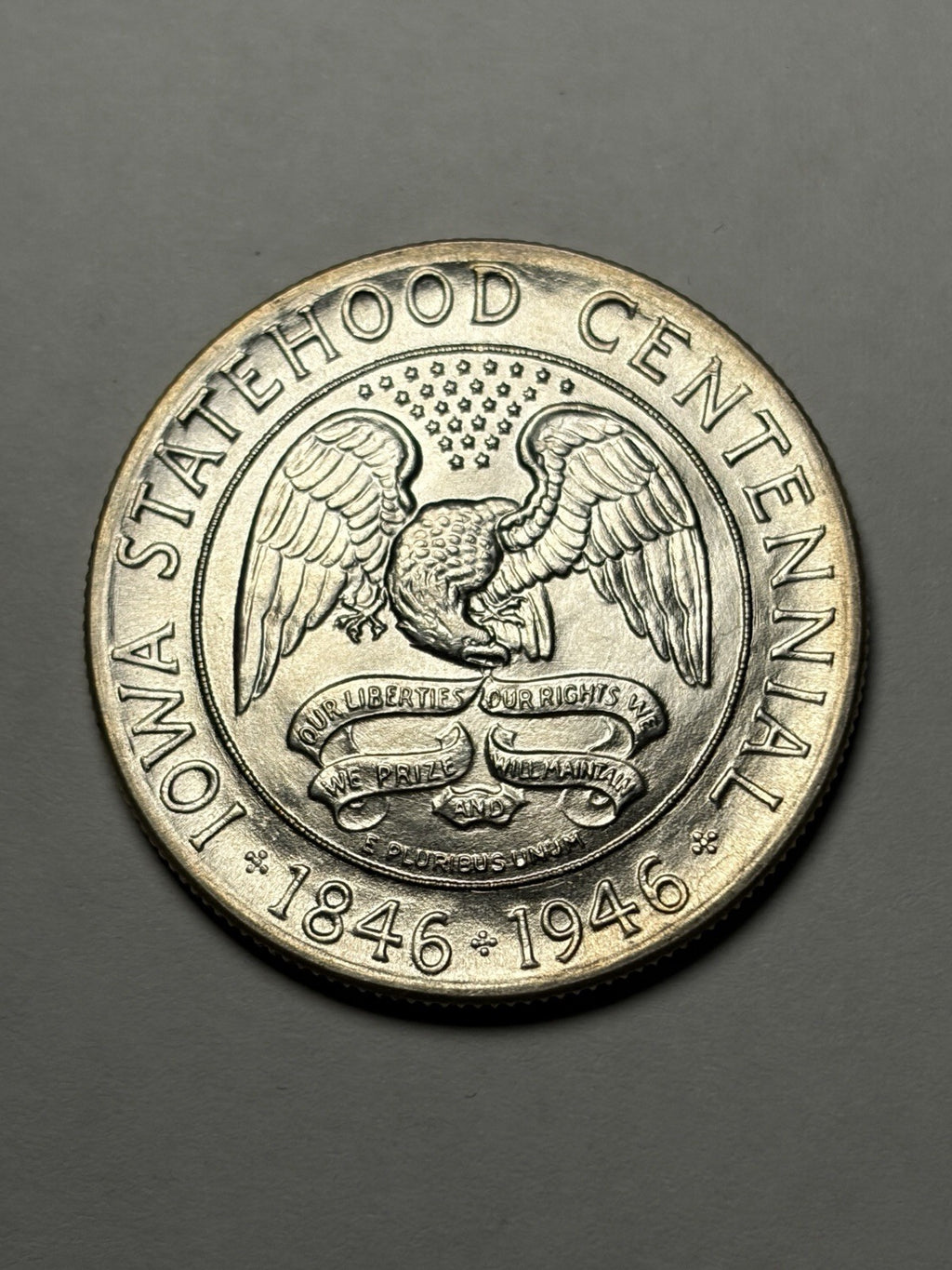 1946 Iowa Commemorative Half Dollar Uncirculated