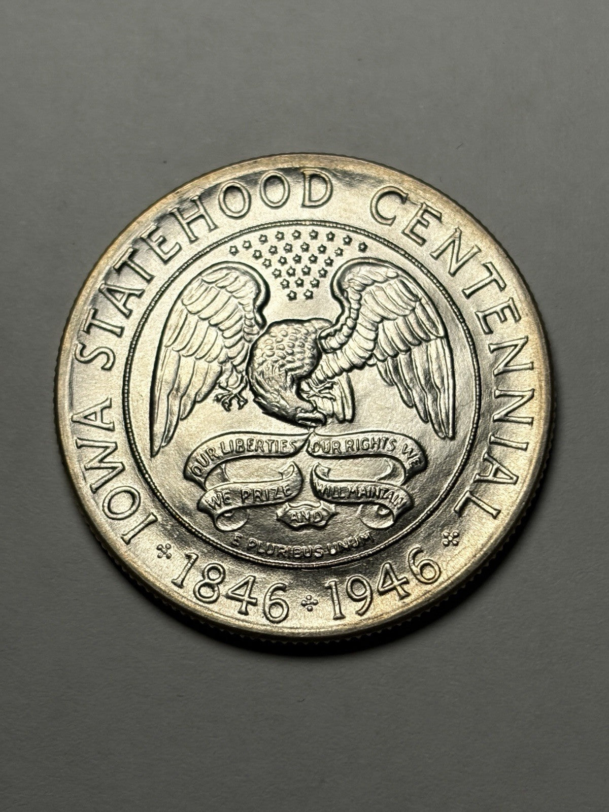 1946 Iowa Commemorative Half Dollar Uncirculated