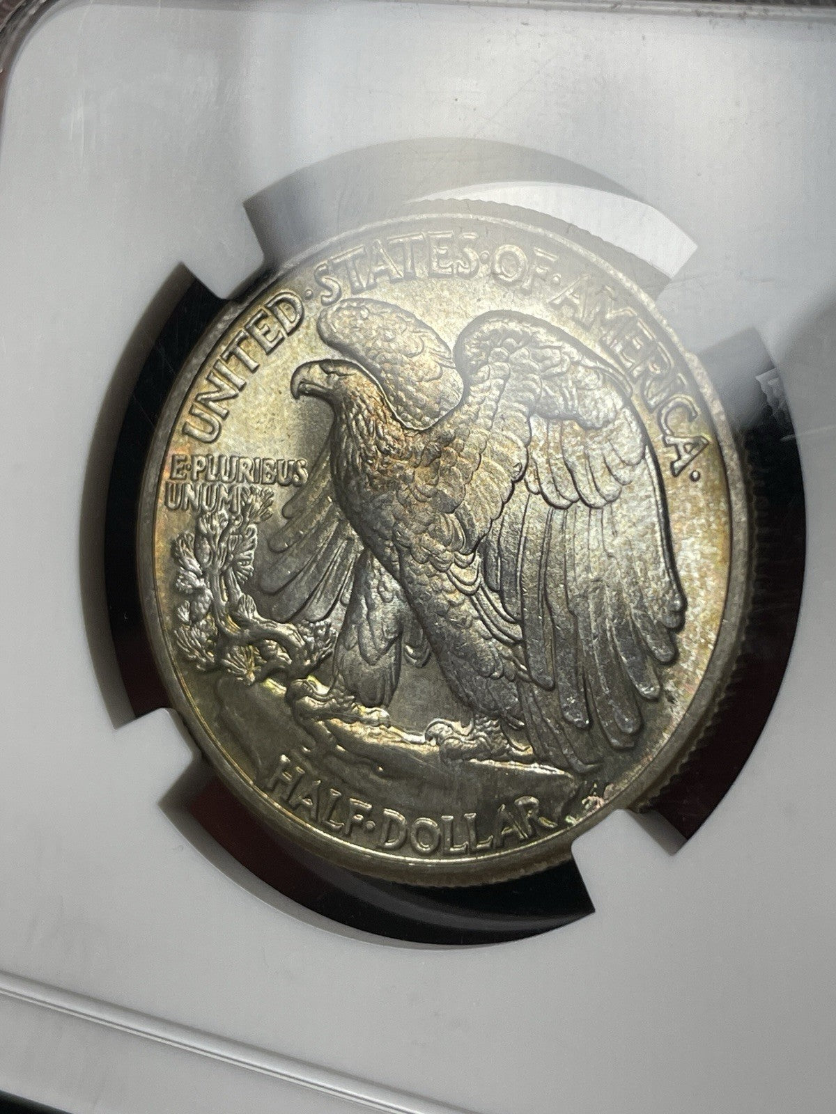 1941 NGC MS66+ Walking Liberty Half Dollar Toned
