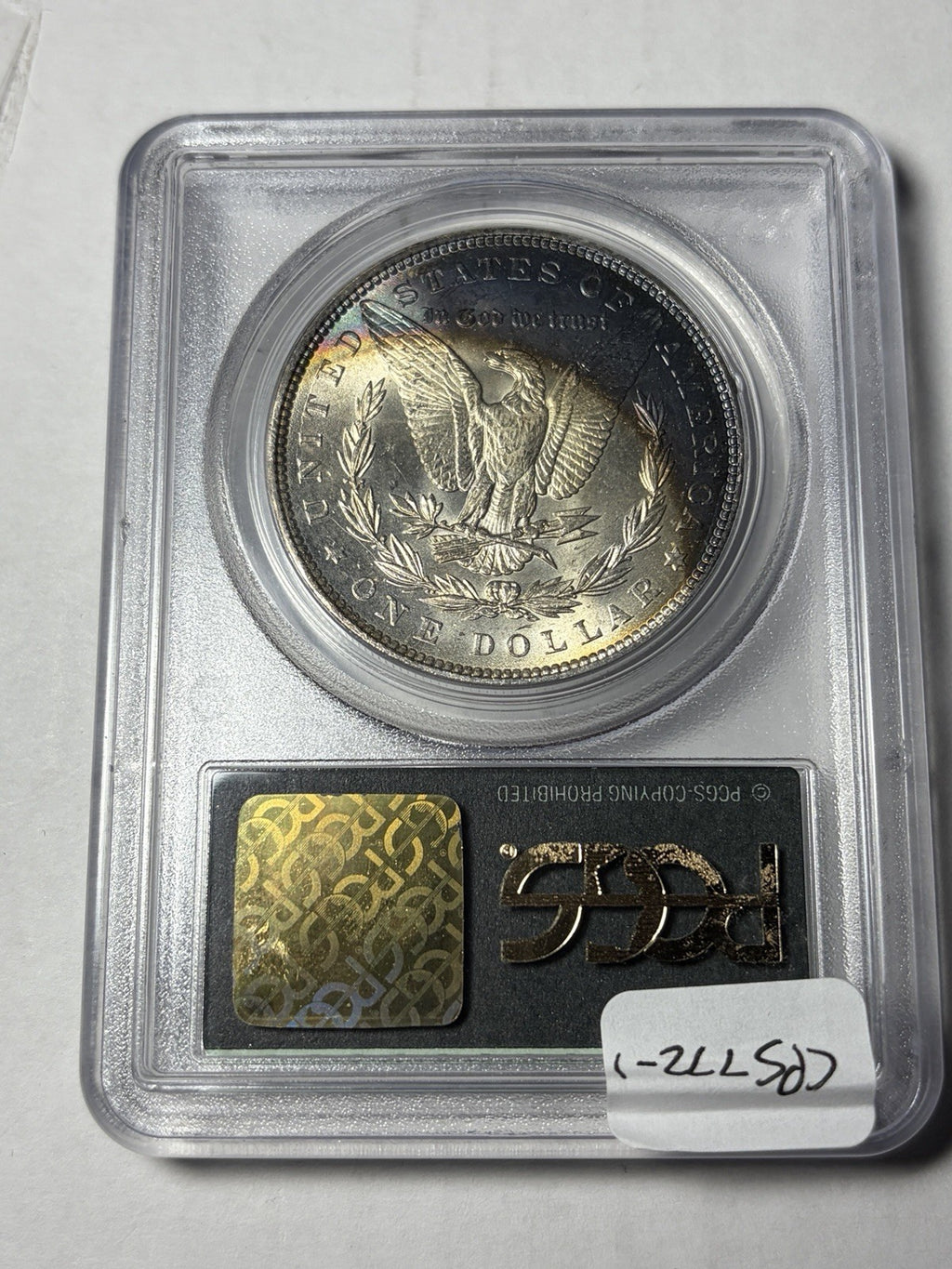 1883 PCGS MS64 CAC Morgan Silver Dollar TONED Old Green Holder