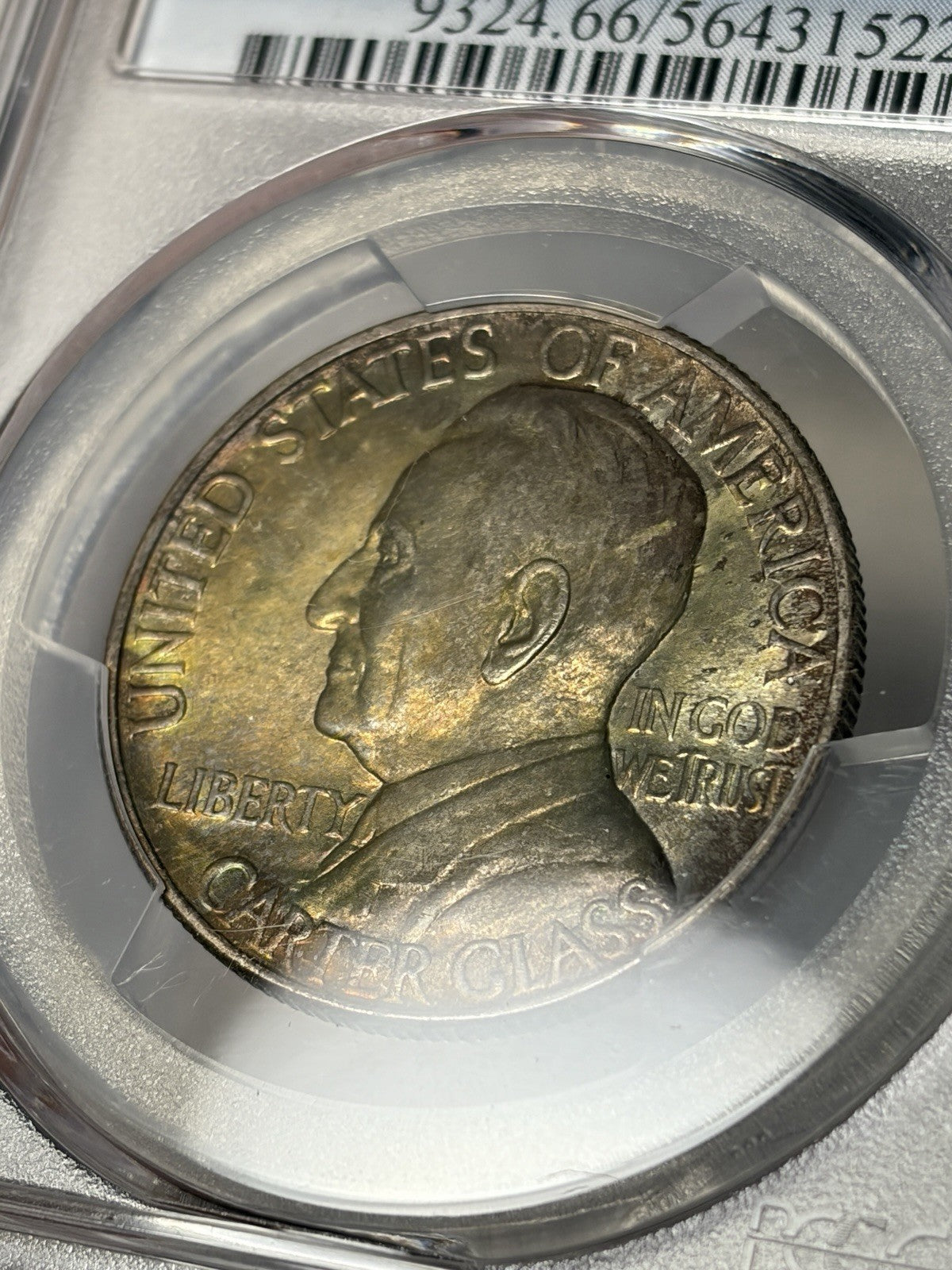 1936 PCGS MS66 Lynchburg Commemorative Half Dollar Toned