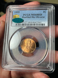 1995 PCGS MS68 RD CAC Lincoln Memorial Cent Doubled Die Obverse