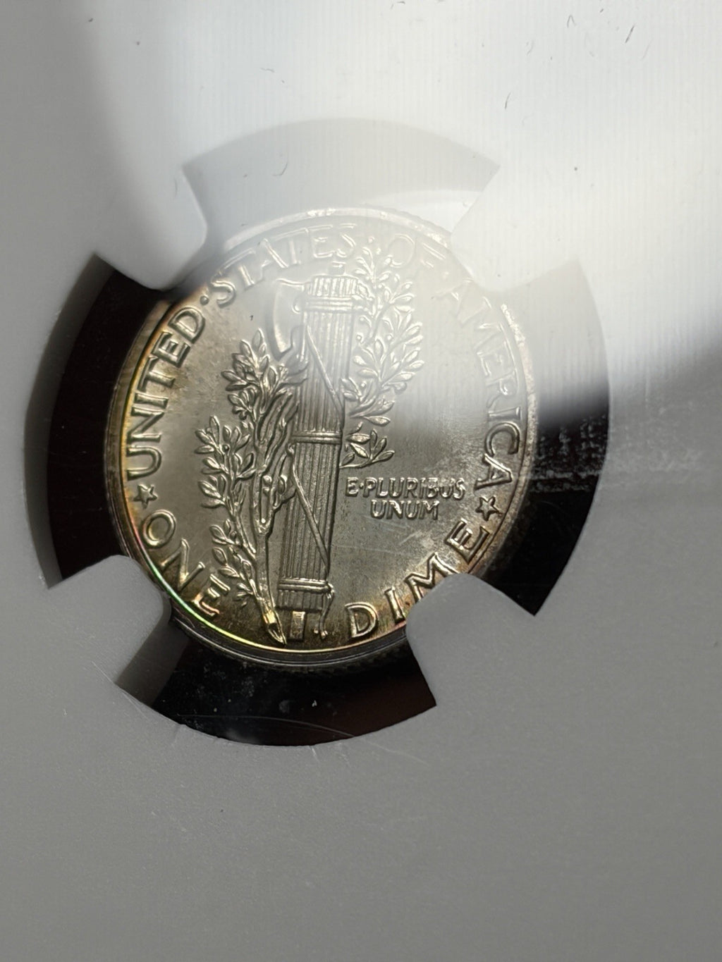 1942 NGC PF67 CAC Mercury Dime Toned