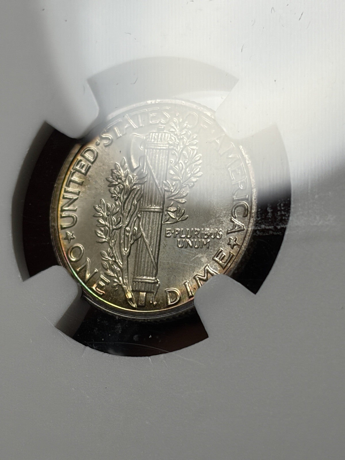 1942 NGC PF67 CAC Mercury Dime Toned