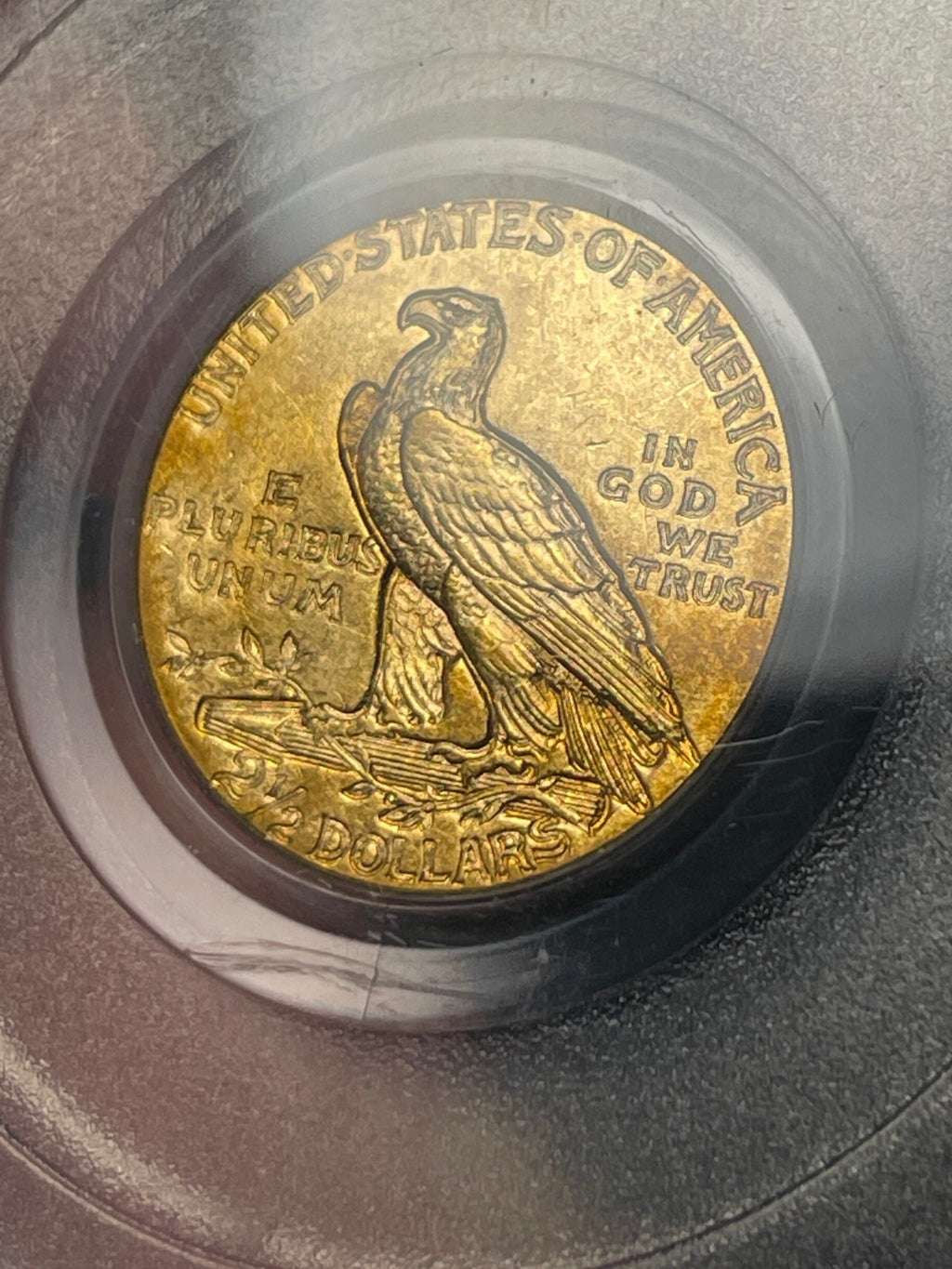 1908 PCGS MS64 CAC $2.5 Gold Indian Quarter Eagle Pre-33