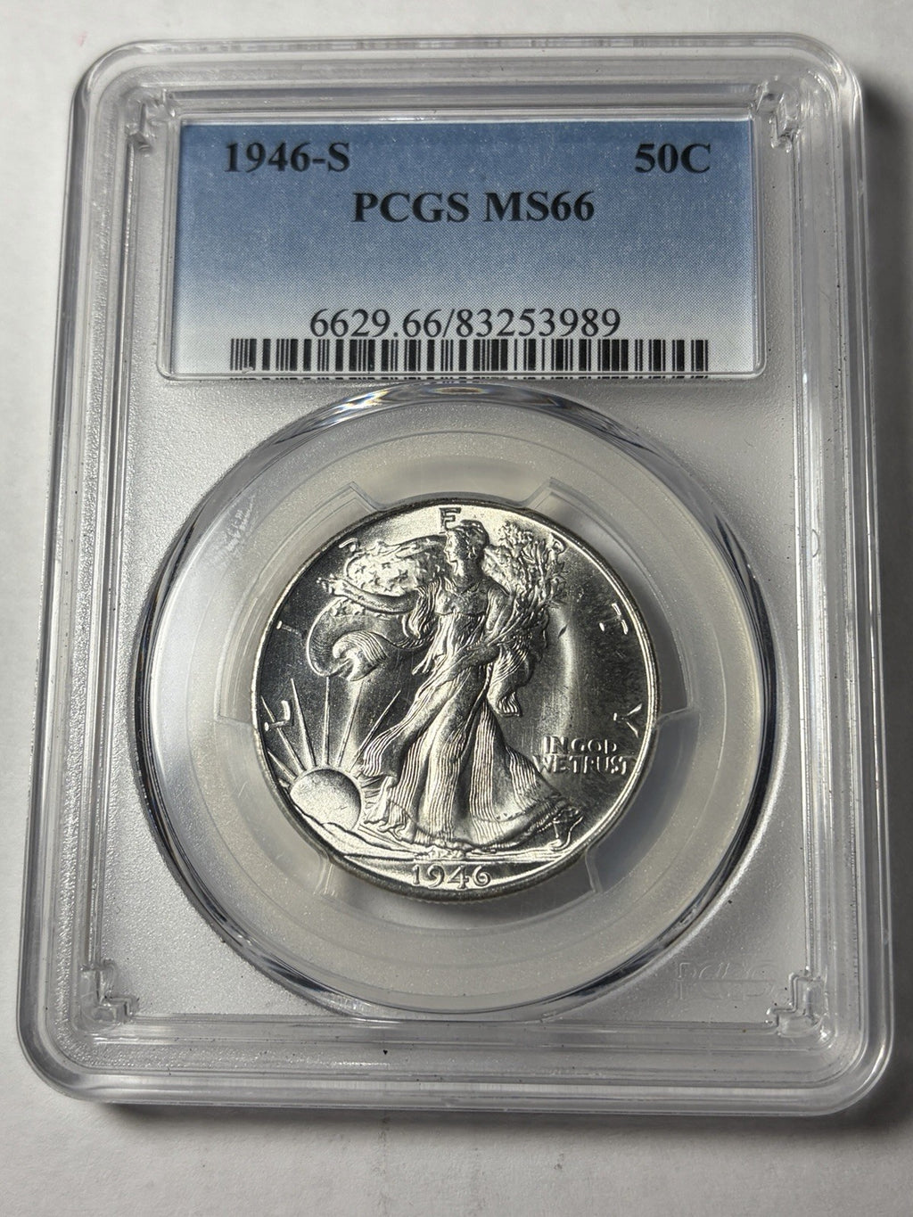 1946-S PCGS MS66 Walking Liberty Half Dollar