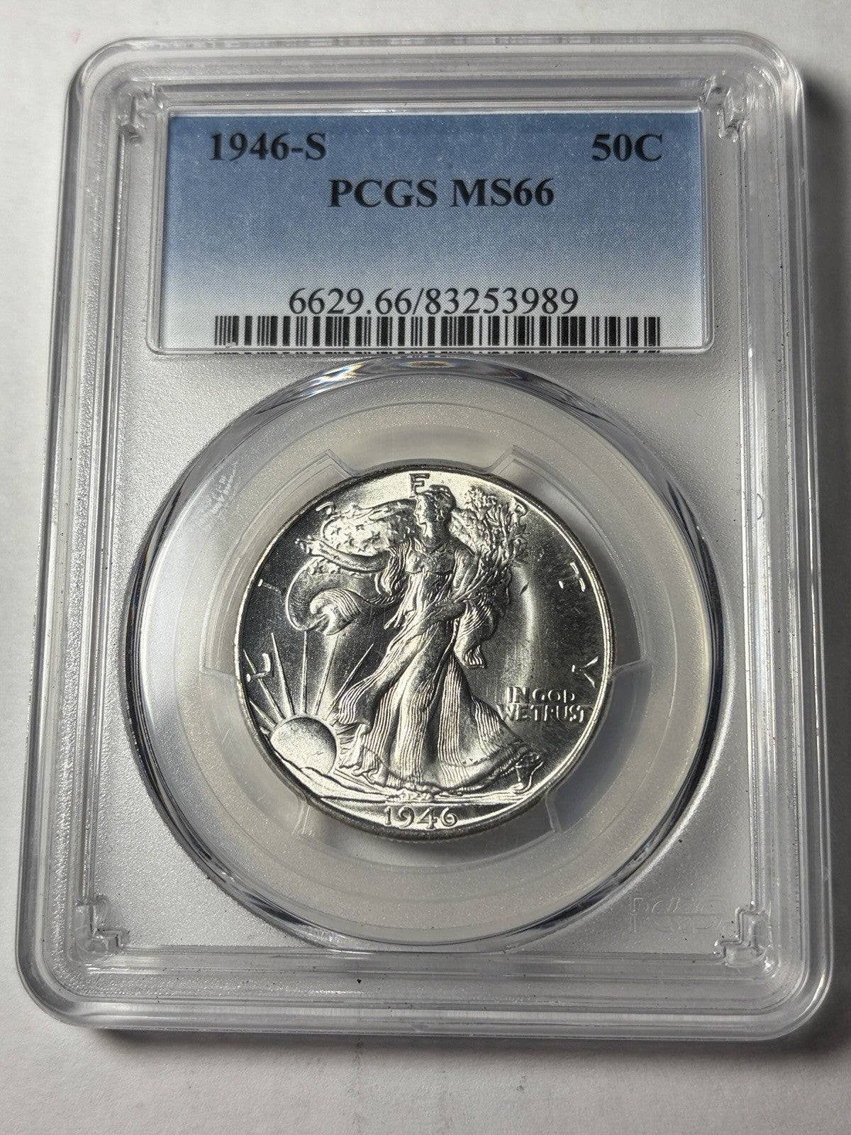 1946-S PCGS MS66 Walking Liberty Half Dollar