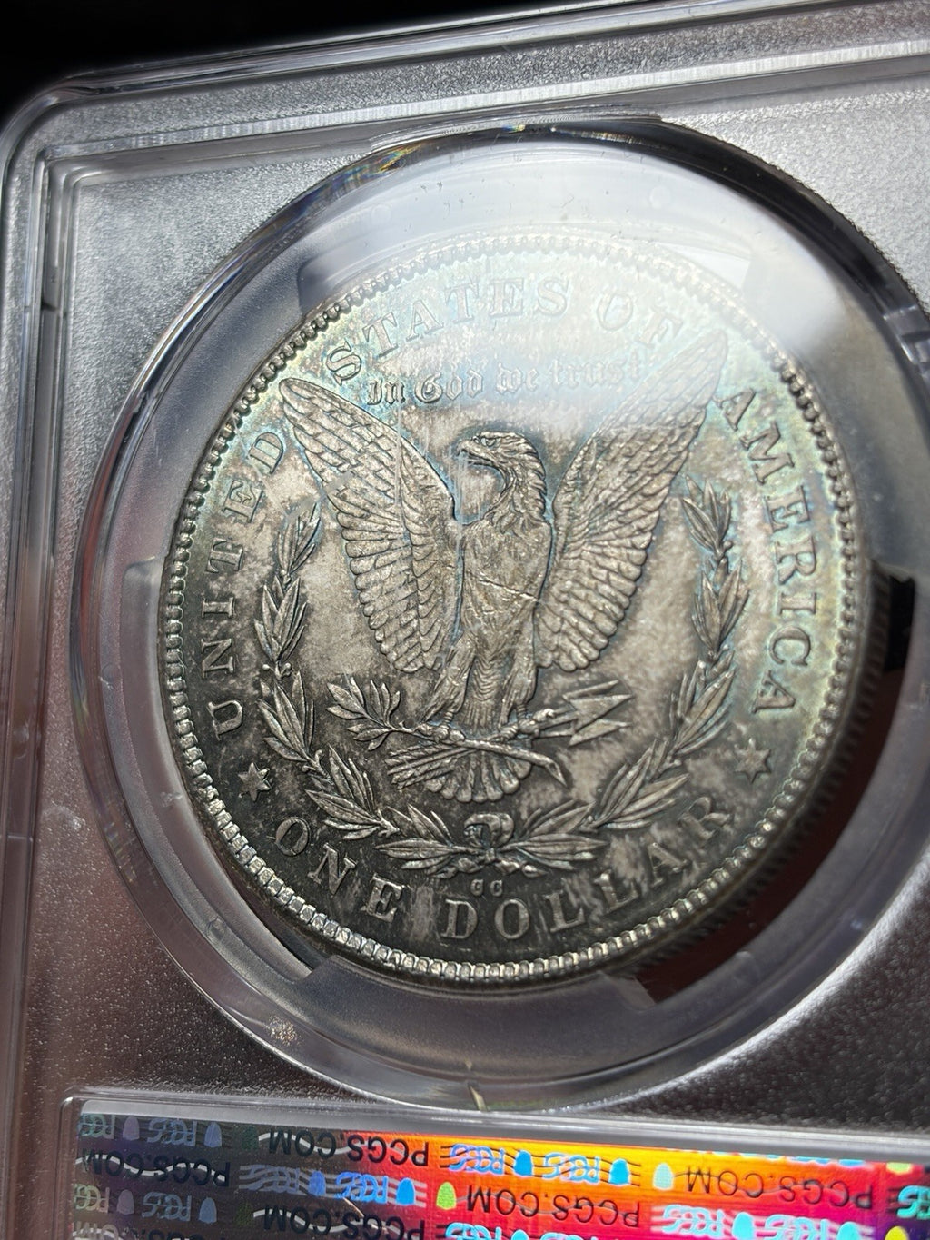1878-CC PCGS MS64 CAC Morgan Dollar Toned Original