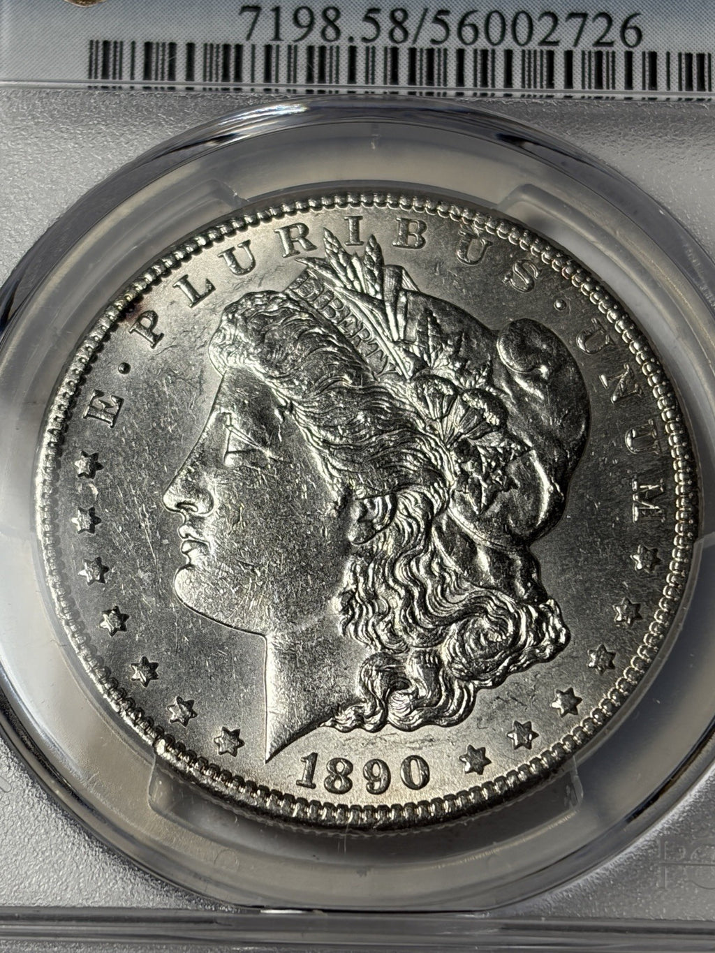 1890-CC PCGS AU58 Morgan Silver Dollar
