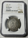 1836 NGC AU Details Capped Bust Half Dollar O-113