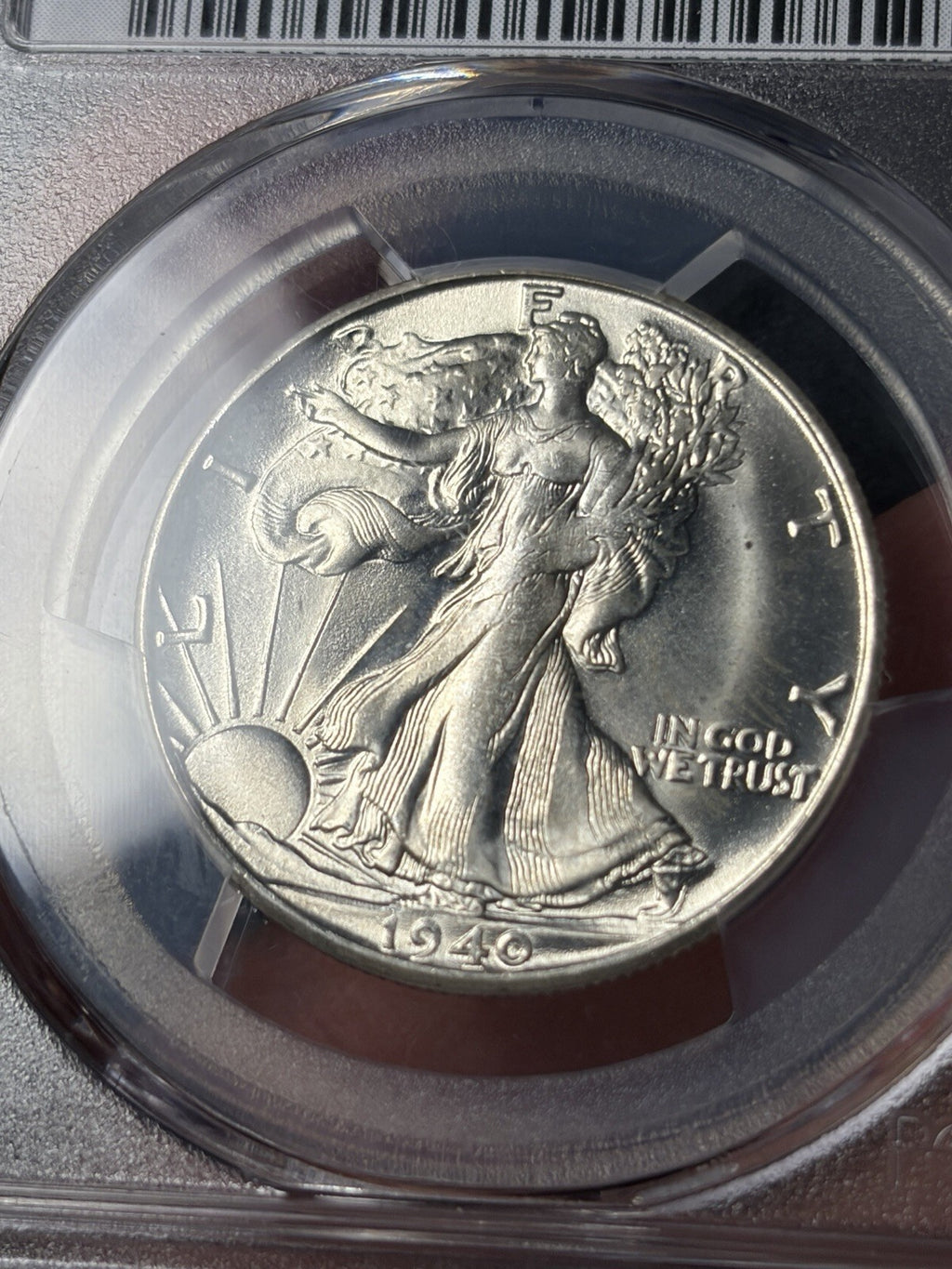 1940-S PCGS MS66 Walking Liberty Half Dollar BU Gem