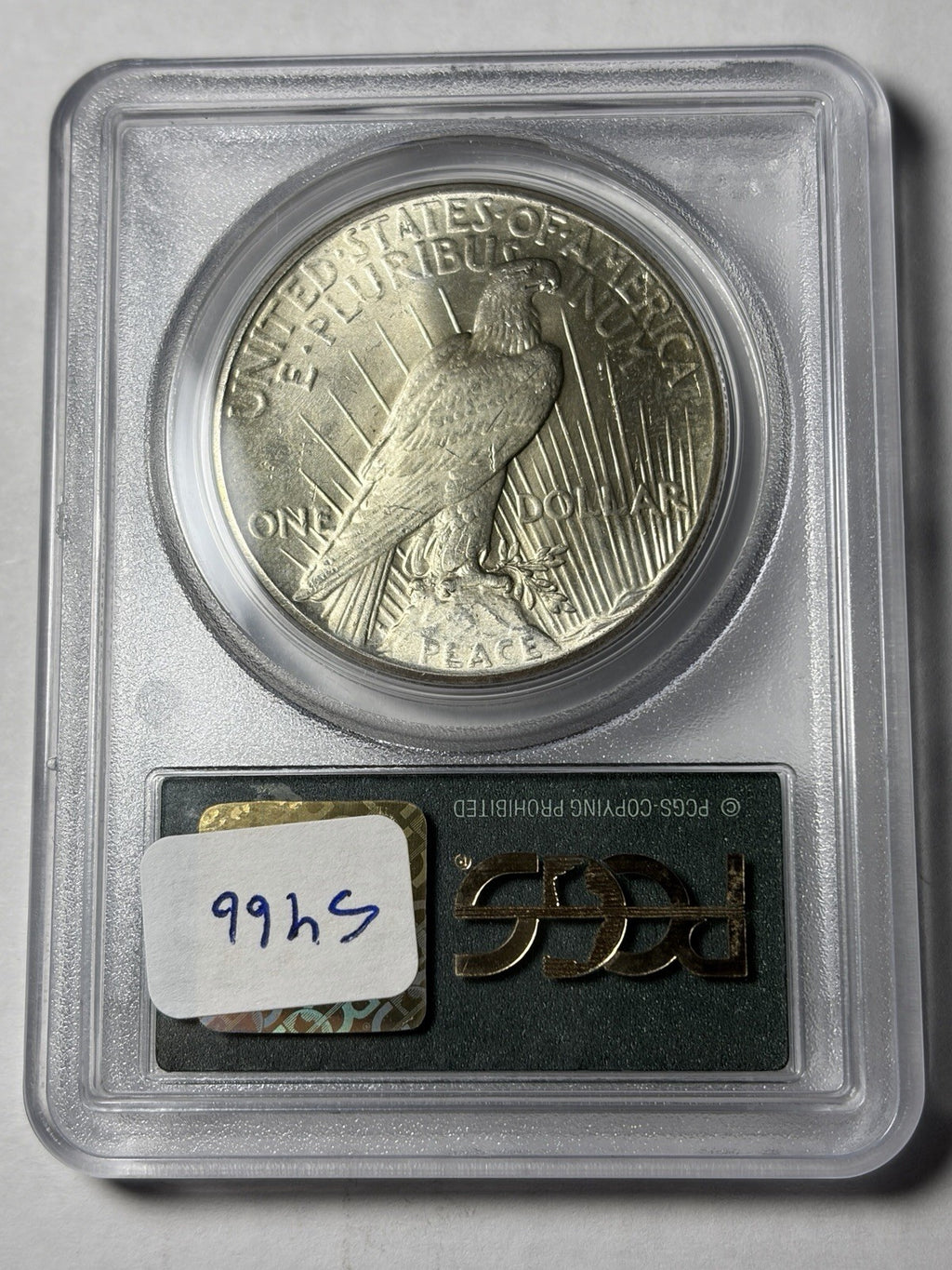 1928 PCGS MS64 Peace Silver Dollar Old Green Holder