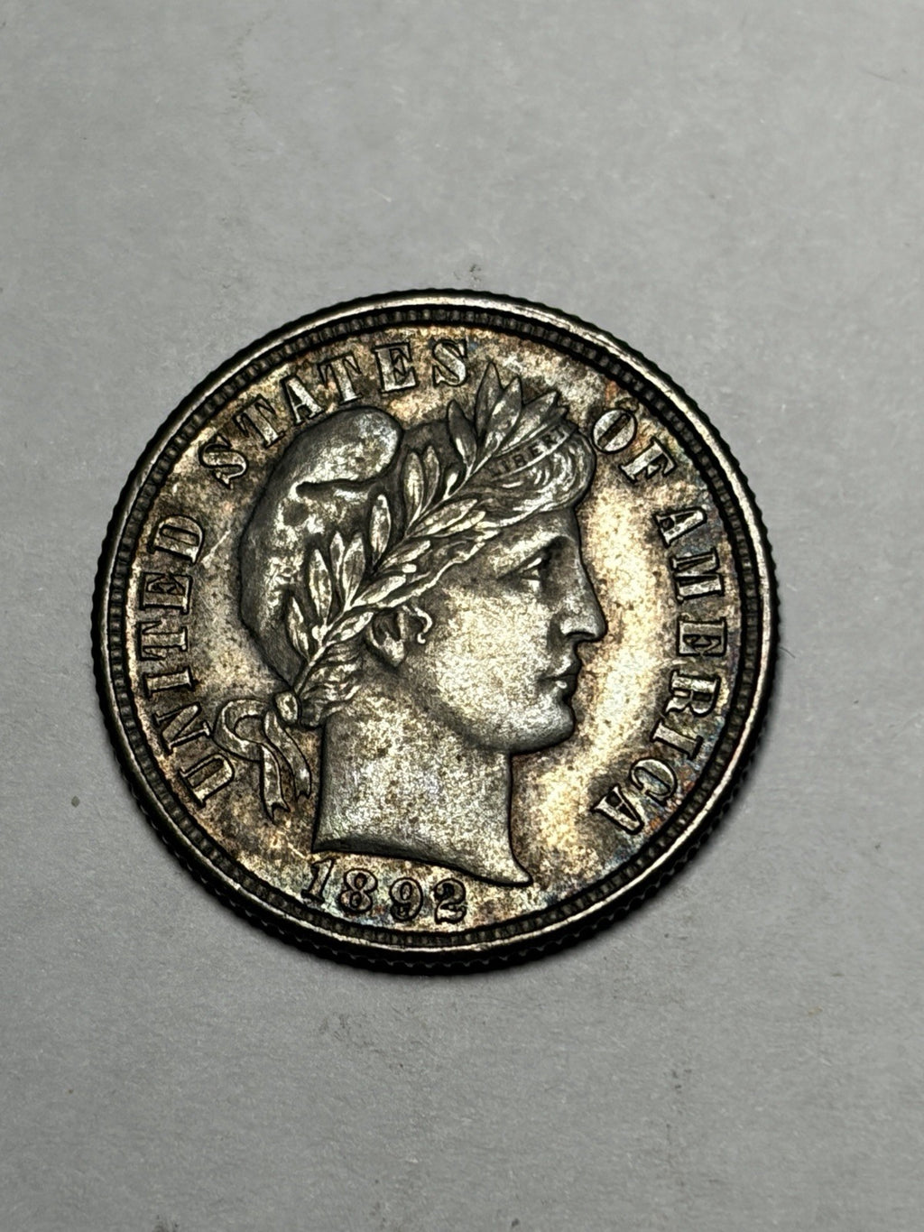 1892 Barber Silver Dime