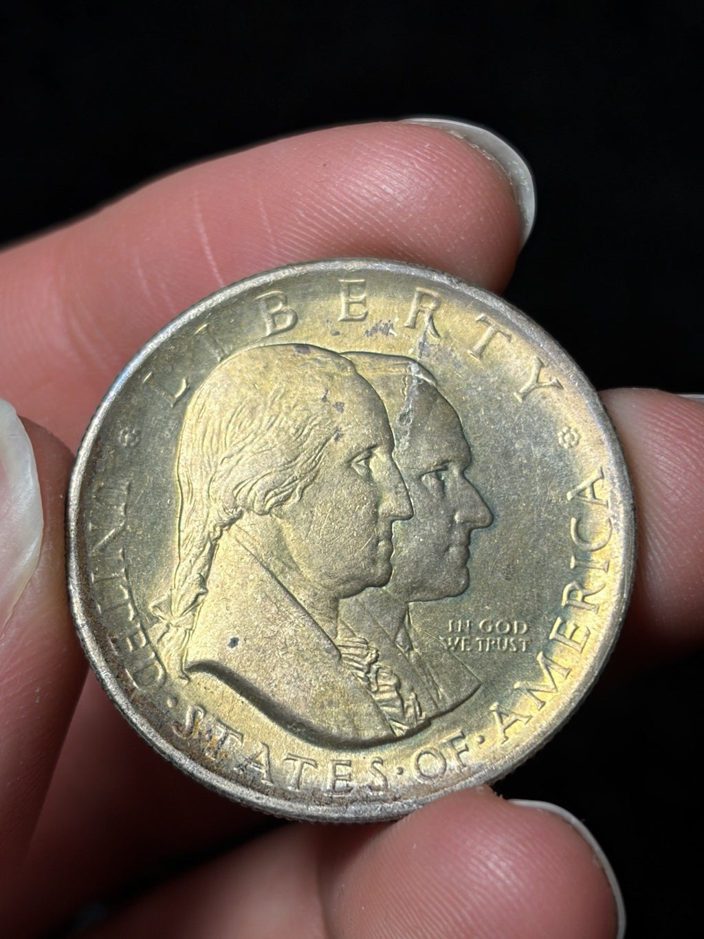 1926 Sesquicentennial Commemorative Half Dollar Toned