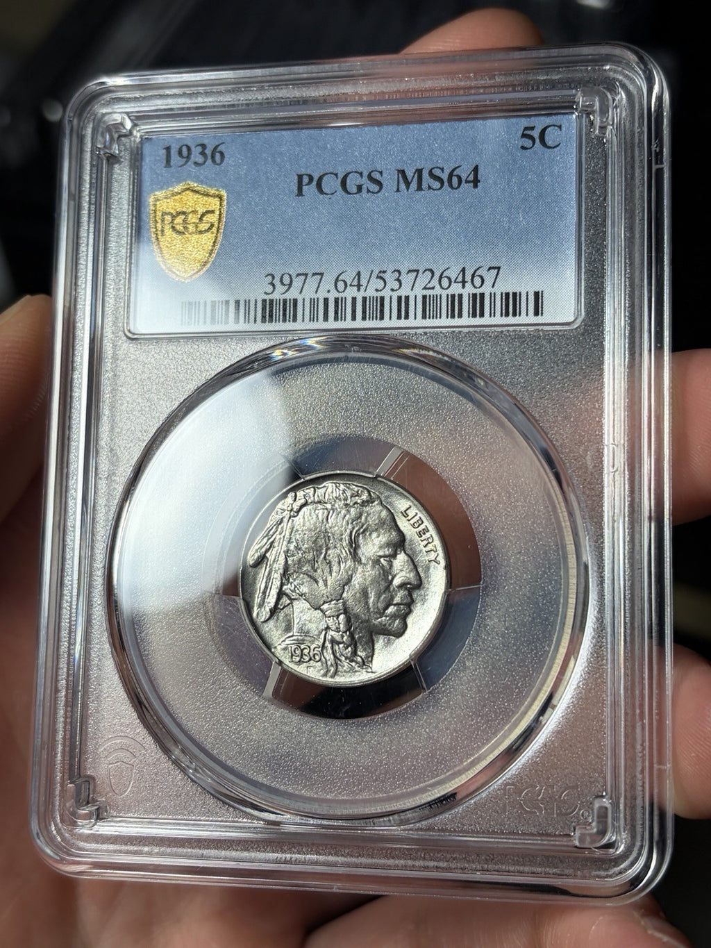 1936 PCGS MS64 Buffalo Nickel