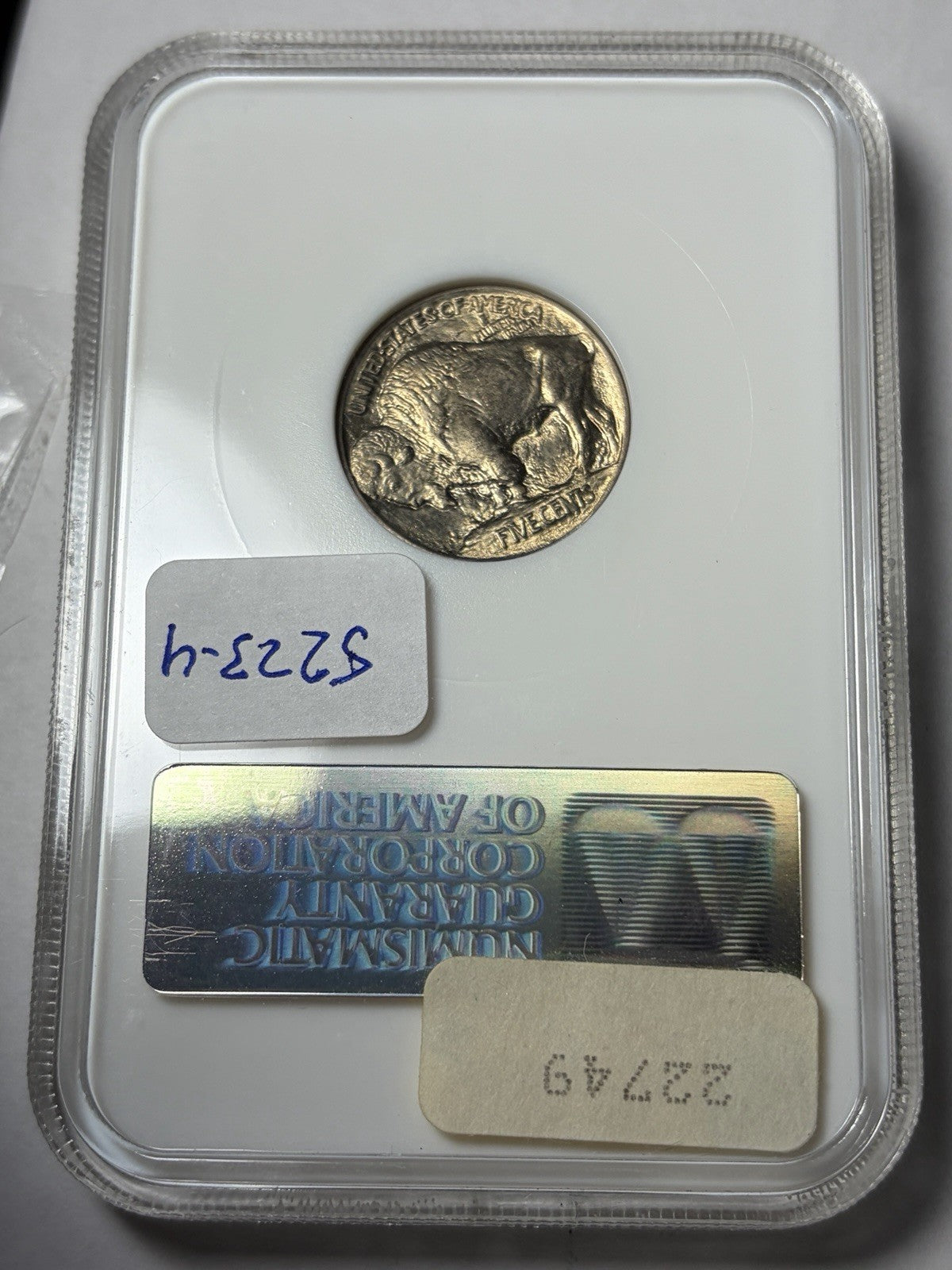 1913 Type 1 NGC MS65 CAC Buffalo NIckel Old Fatty Holder