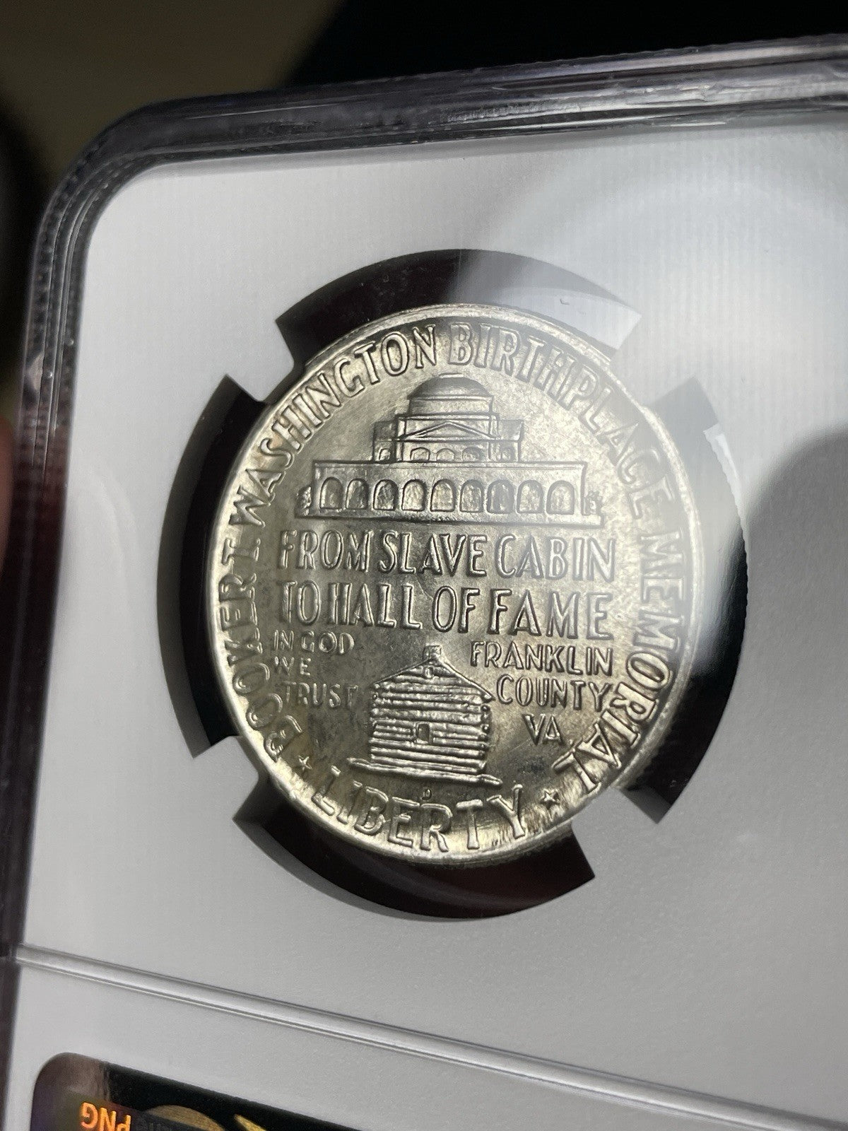 1948-D NGC MS66+ CAC Booker T Washington BTW Commemorative Half Dollar