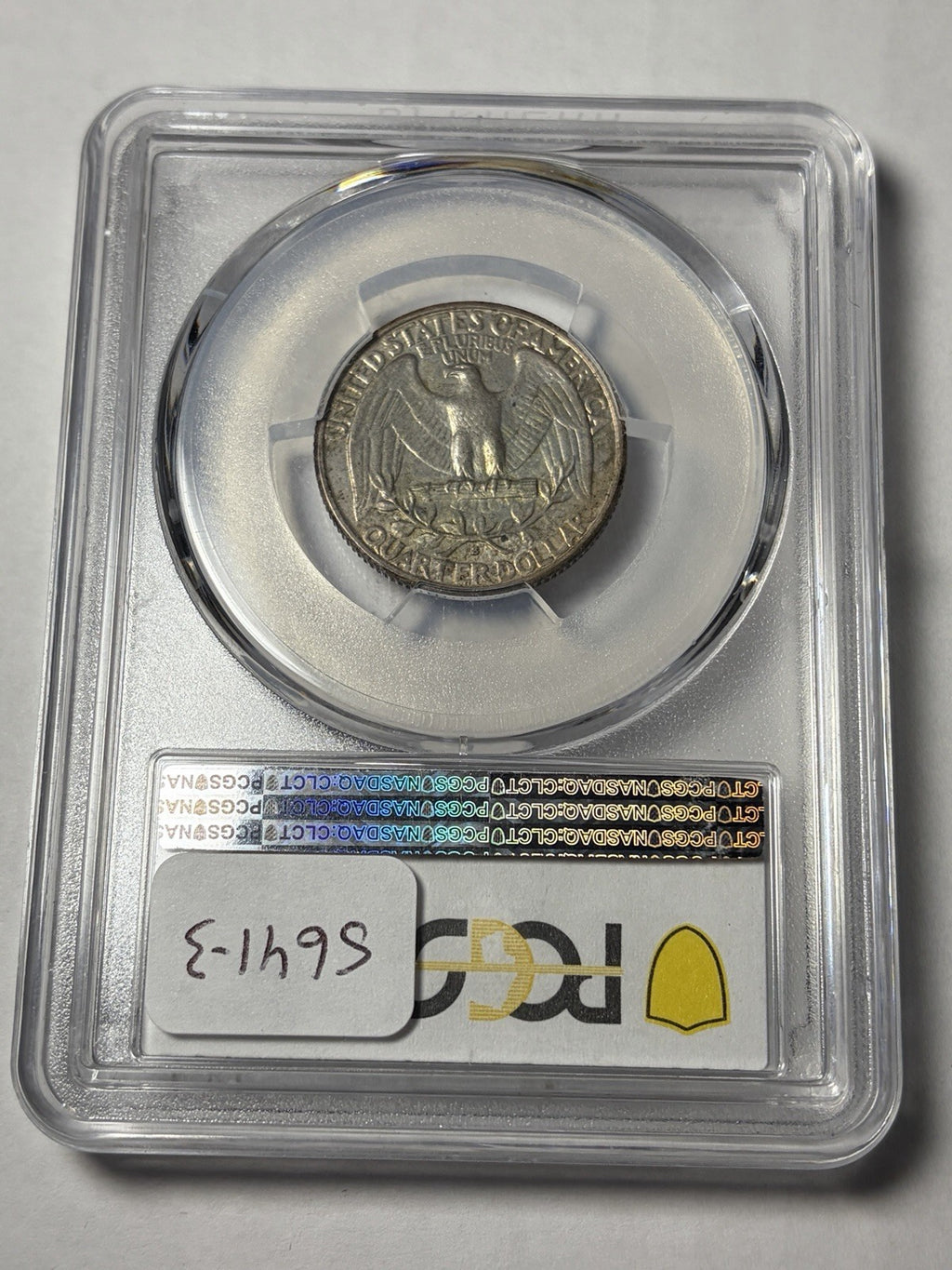 1932-S PCGS AU58 Washington Quarter Toned