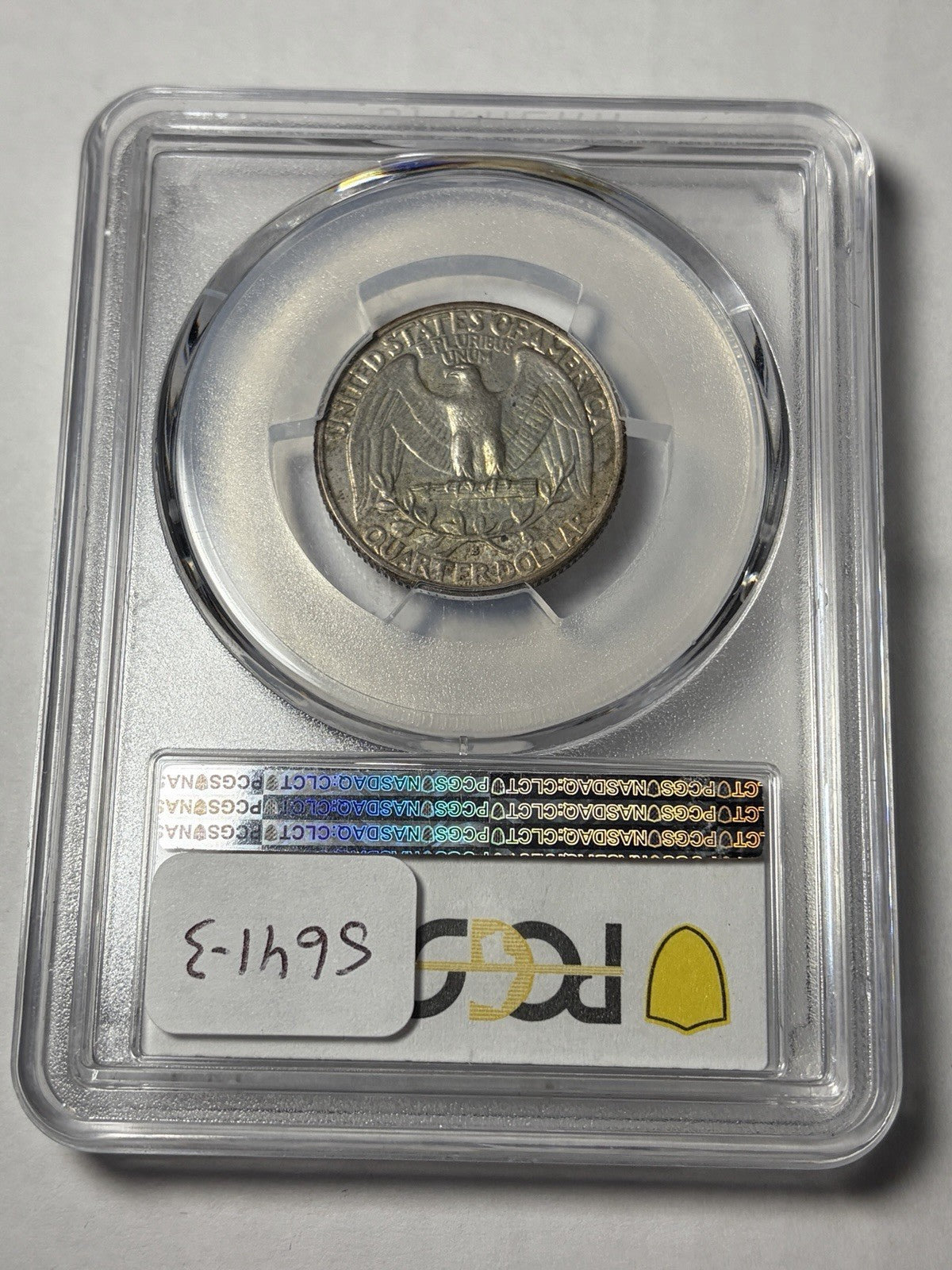 1932-S PCGS AU58 Washington Quarter Toned