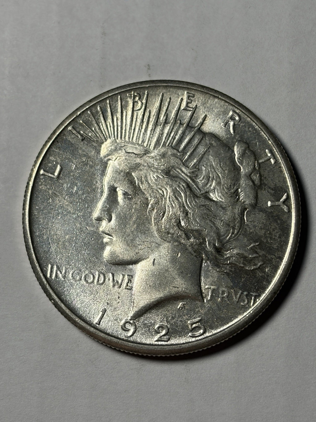 1925-S Peace Silver Dollar Uncirculated