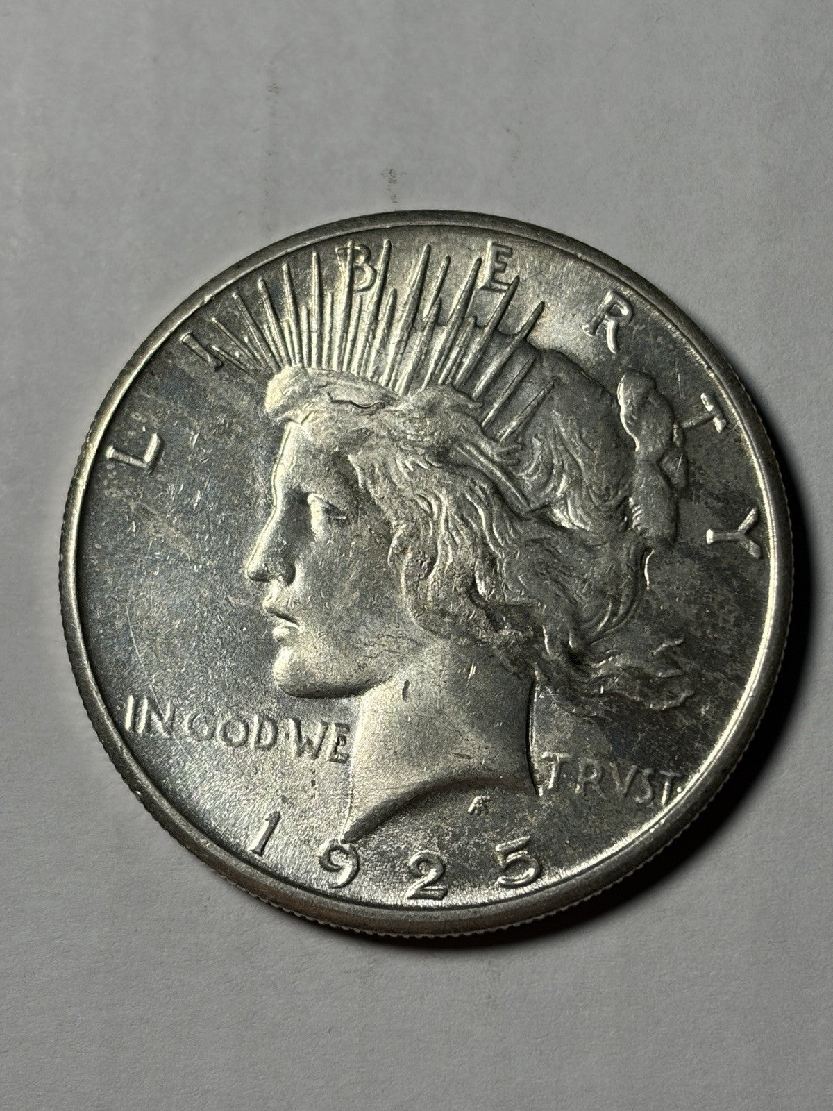 1925-S Peace Silver Dollar Uncirculated