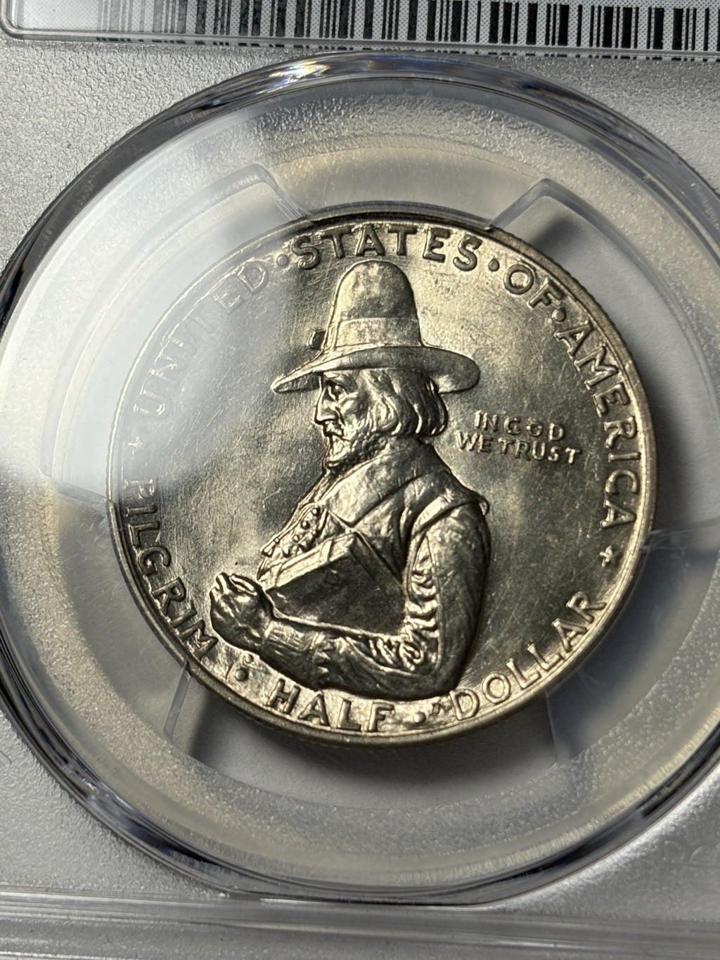 1920 PCGS MS62 Pilgrim Commemorative Half Dollar
