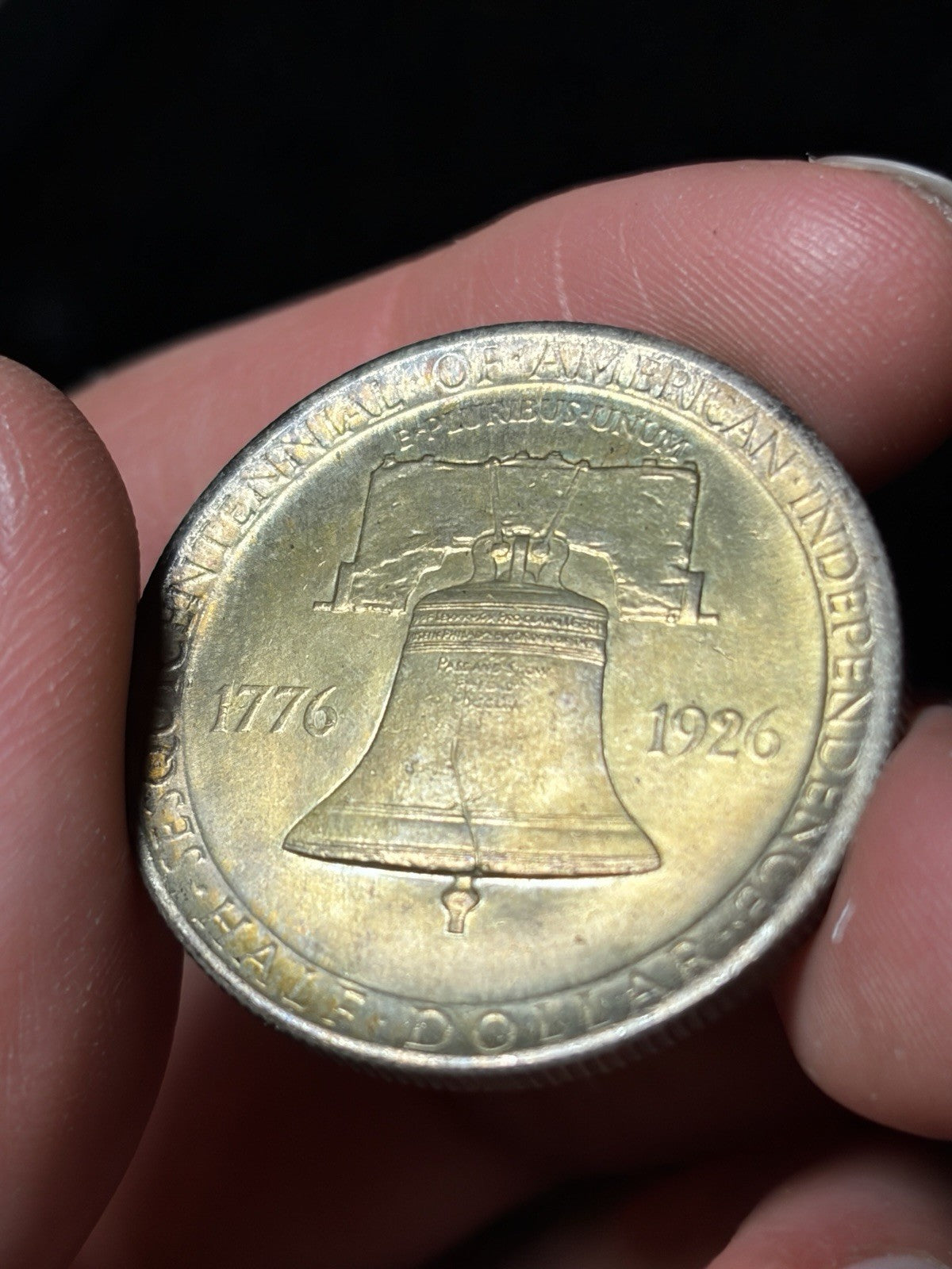 1926 Sesquicentennial Commemorative Half Dollar Toned