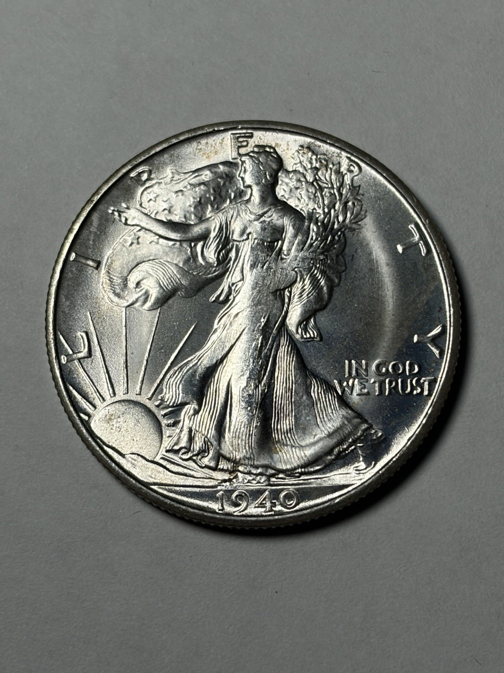 1940-S Walking Liberty Half Dollar