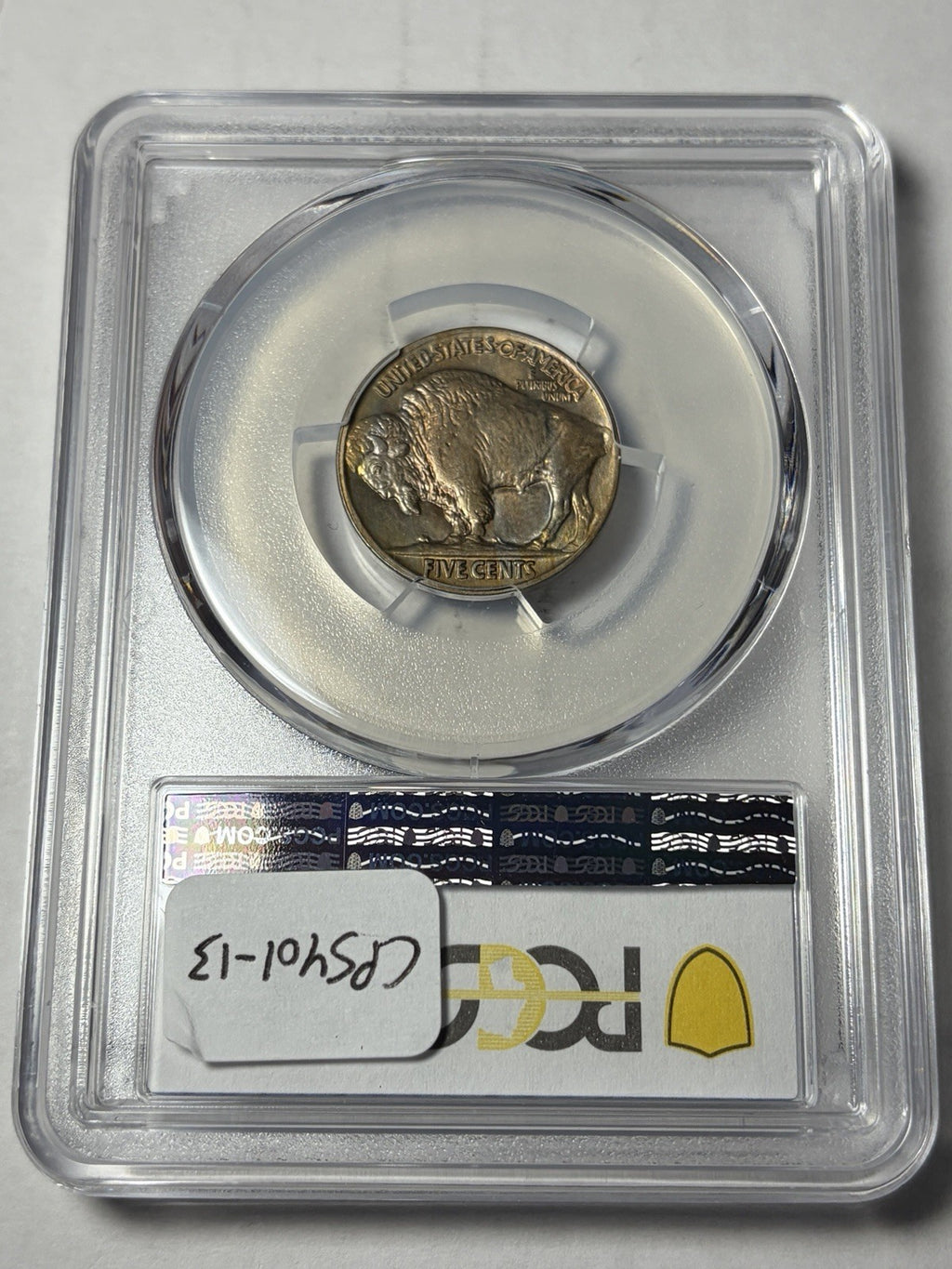 1919 PCGS MS64 Buffalo Nickel Toned