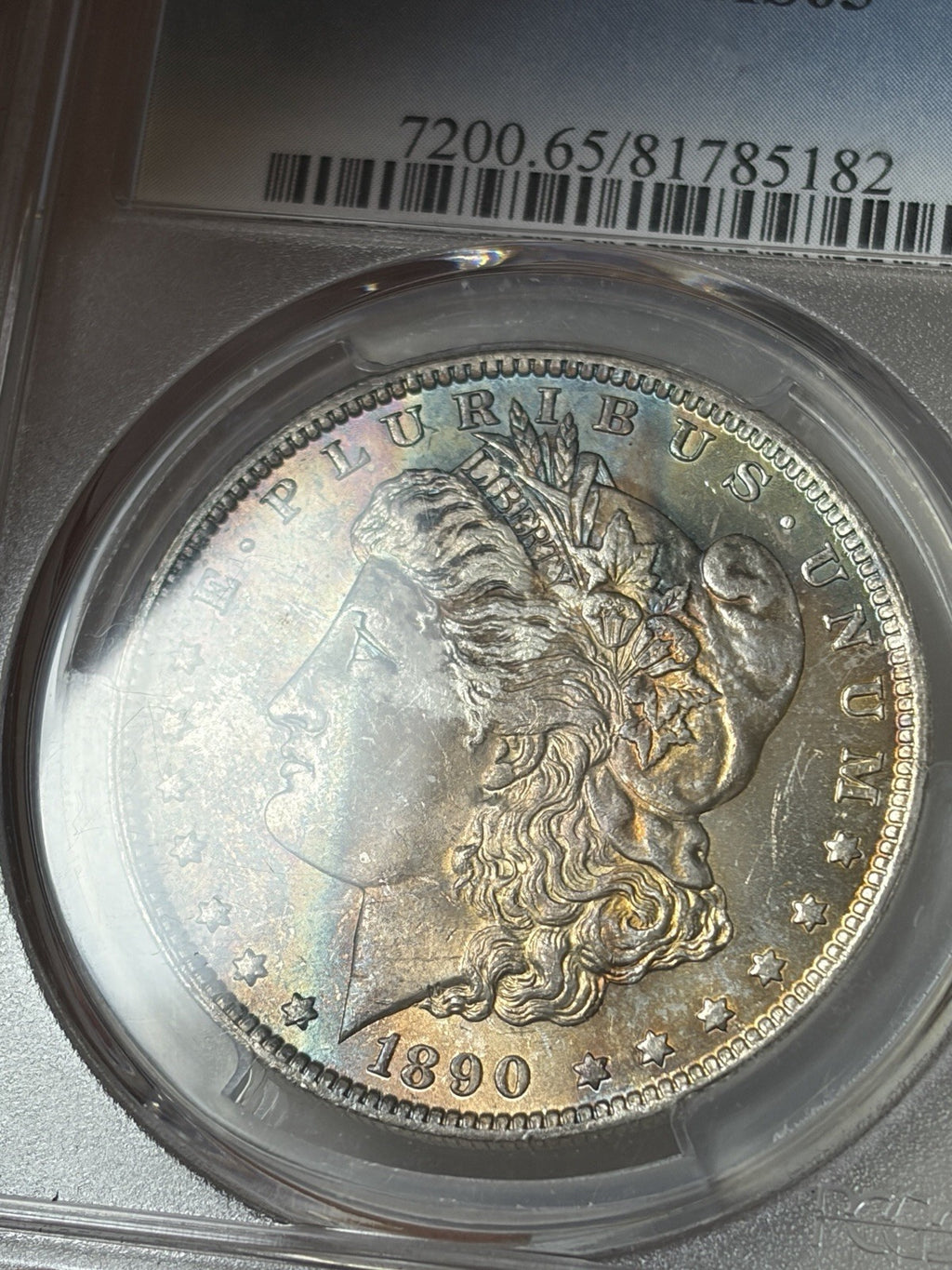 1890-O PCGS MS65 Morgan Silver Dollar Toned