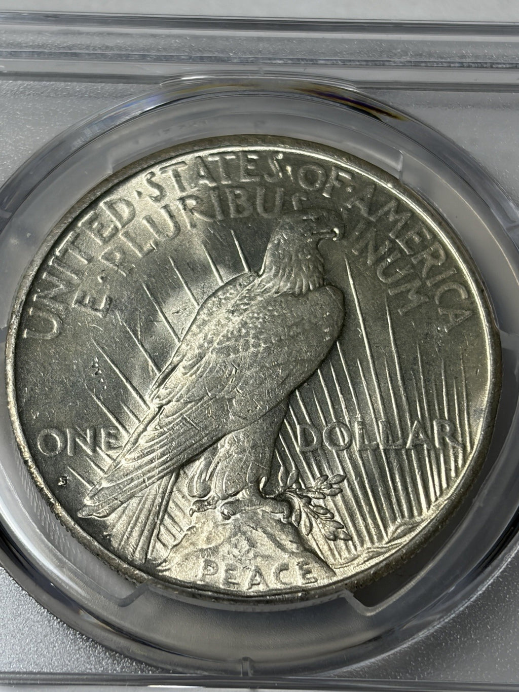 1934-S PCGS UNC Details Peace Silver Dollar