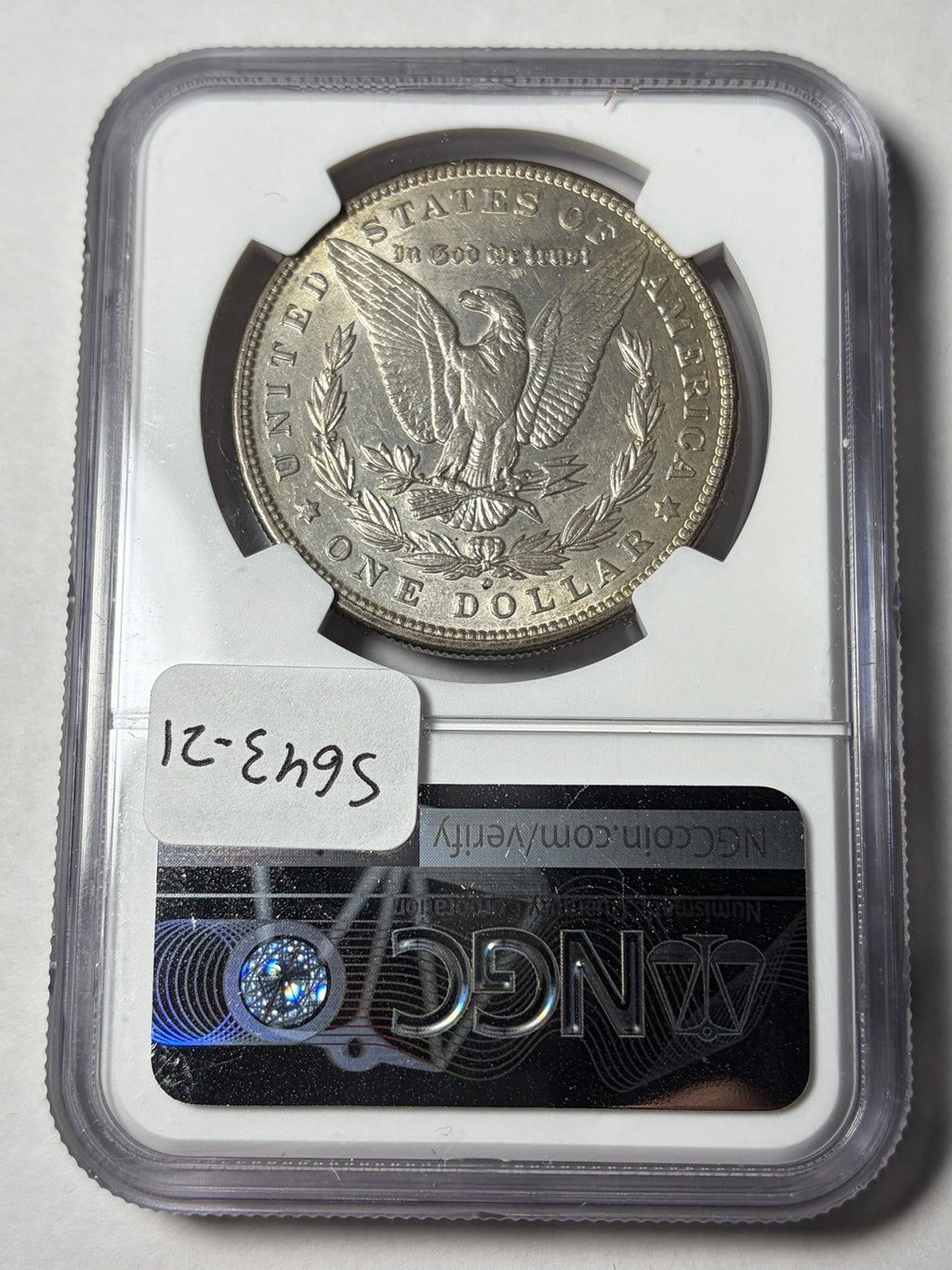 1899-O Micro O NGC AU55 Morgan Silver Dollar TOP-100
