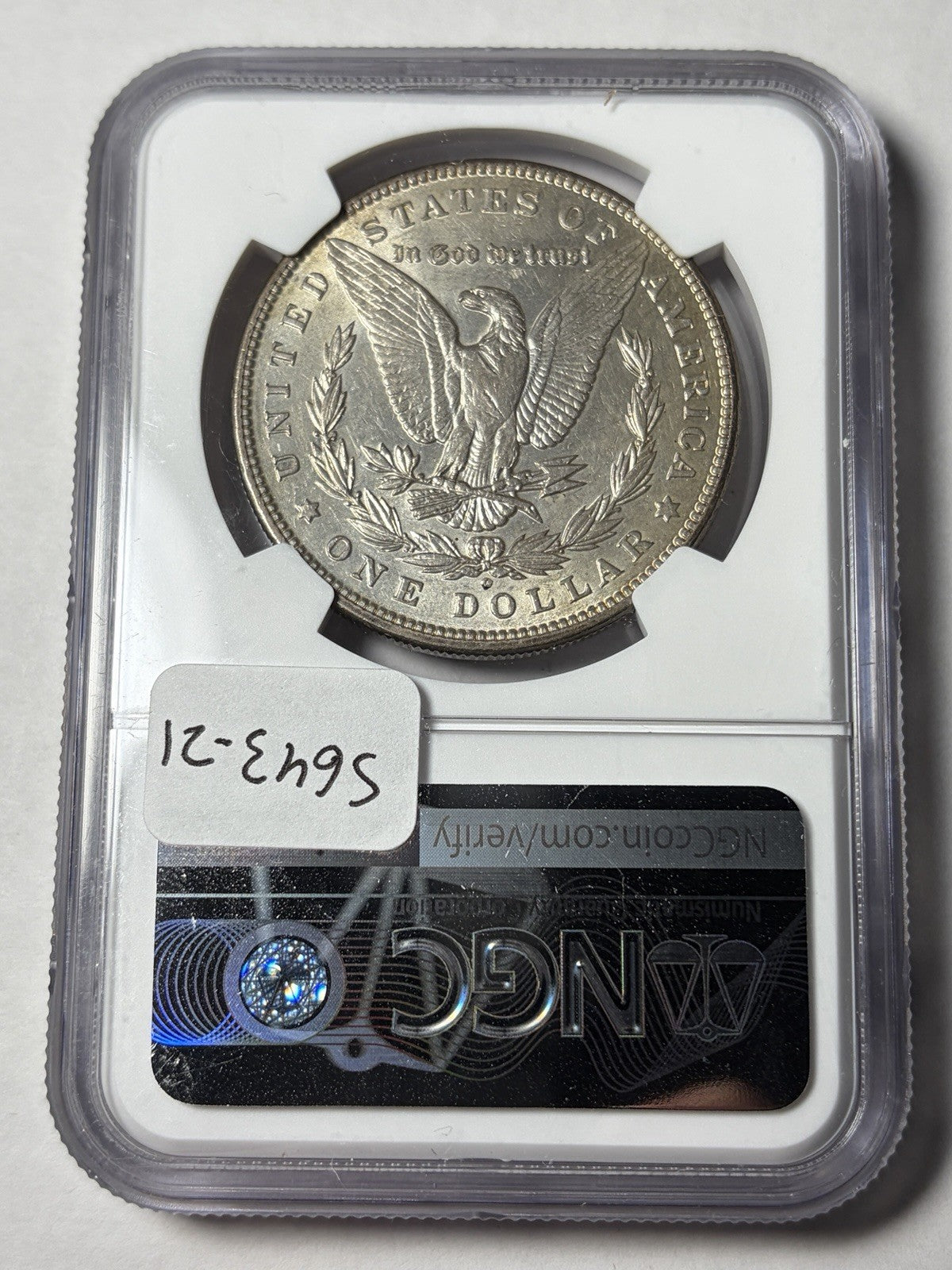 1899-O Micro O NGC AU55 Morgan Silver Dollar TOP-100