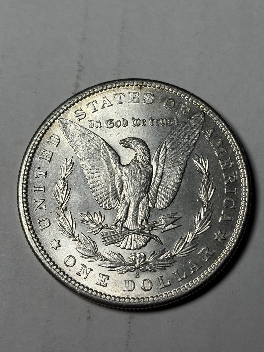 1890-S Morgan Silver Dollar Uncirculated