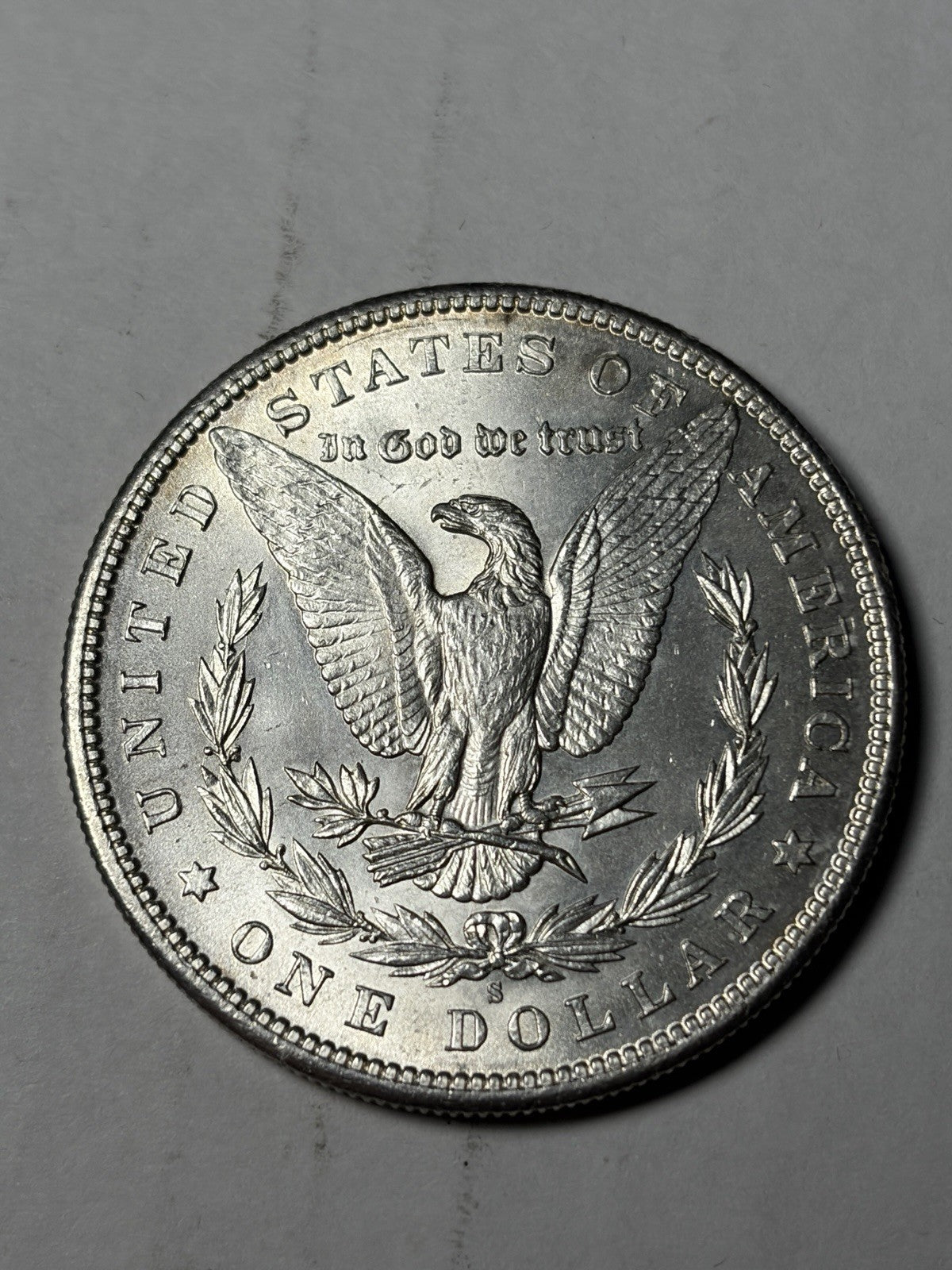 1890-S Morgan Silver Dollar Uncirculated