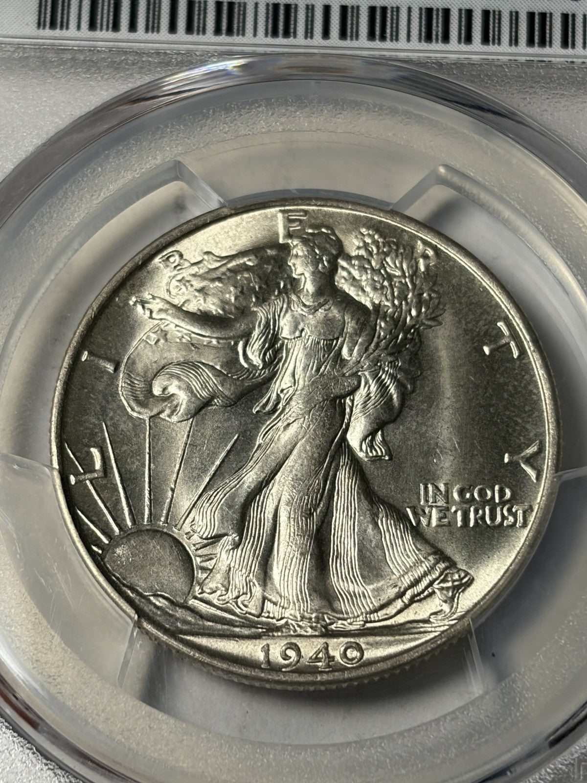 1940-S PCGS MS66+ Walking Liberty Half Dollar
