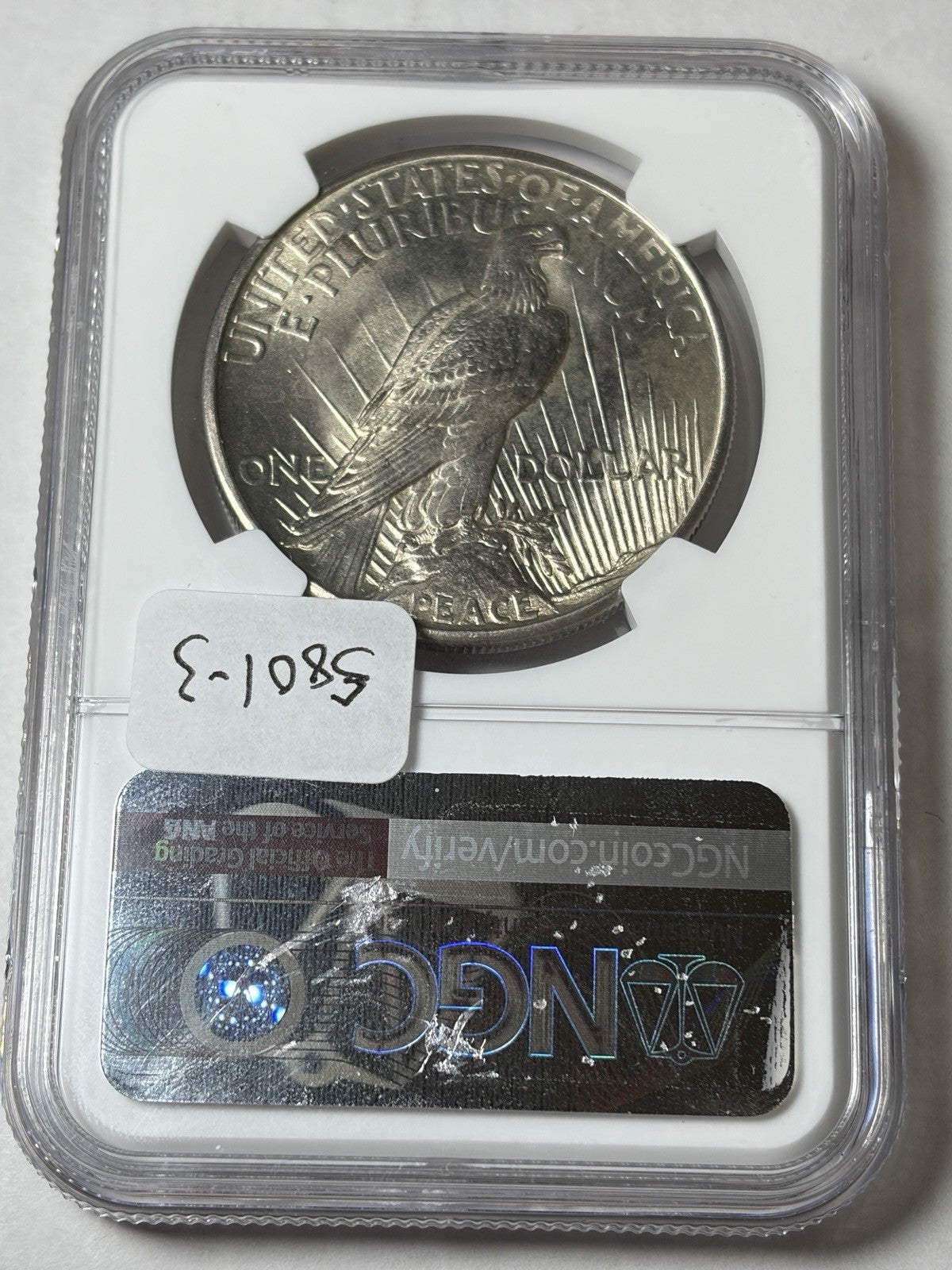 1921 NGC MS64 Peace Silver Dollar